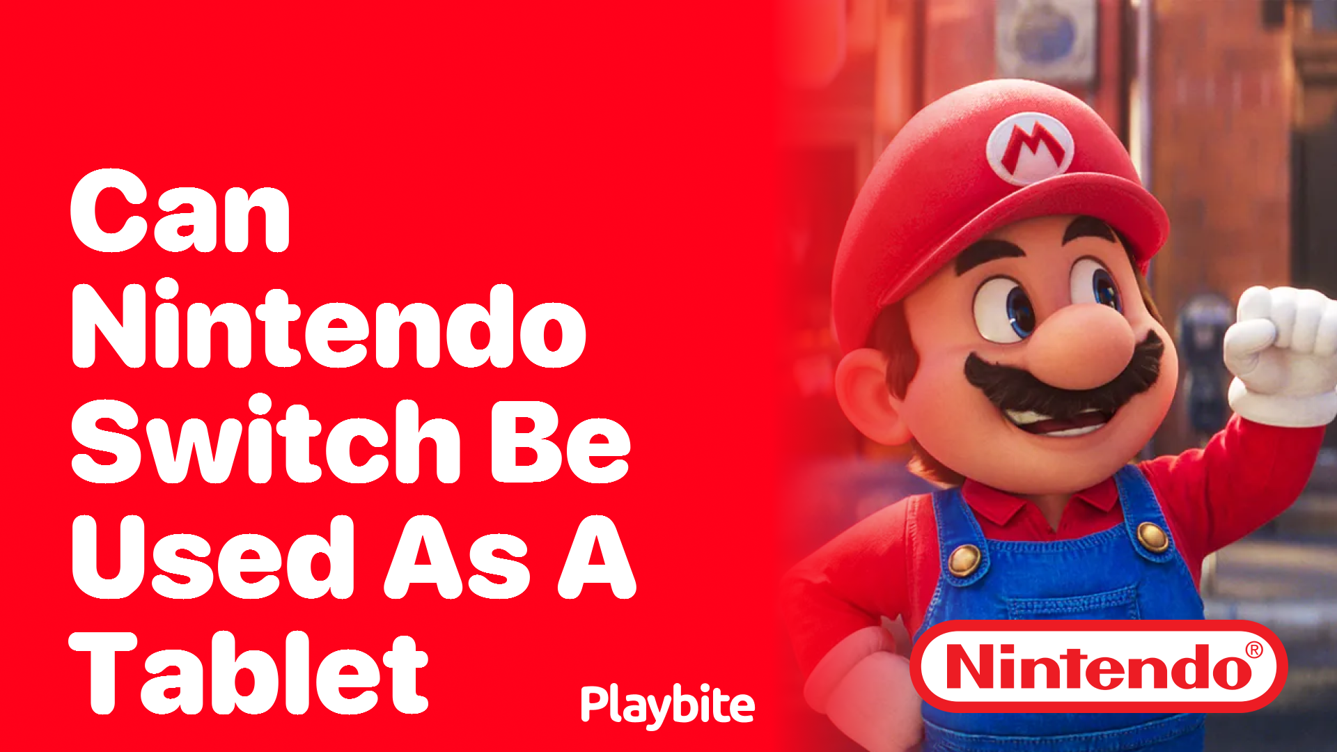 Can the Nintendo Switch Be Used as a Tablet?