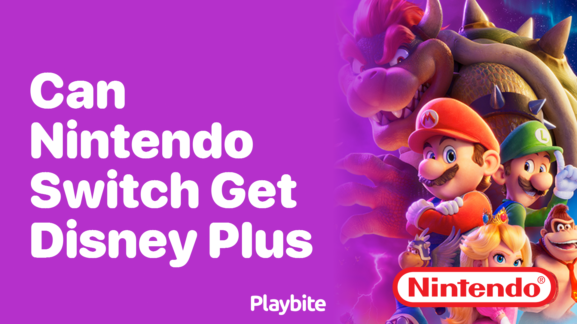 Can Nintendo Switch Get Disney Plus?