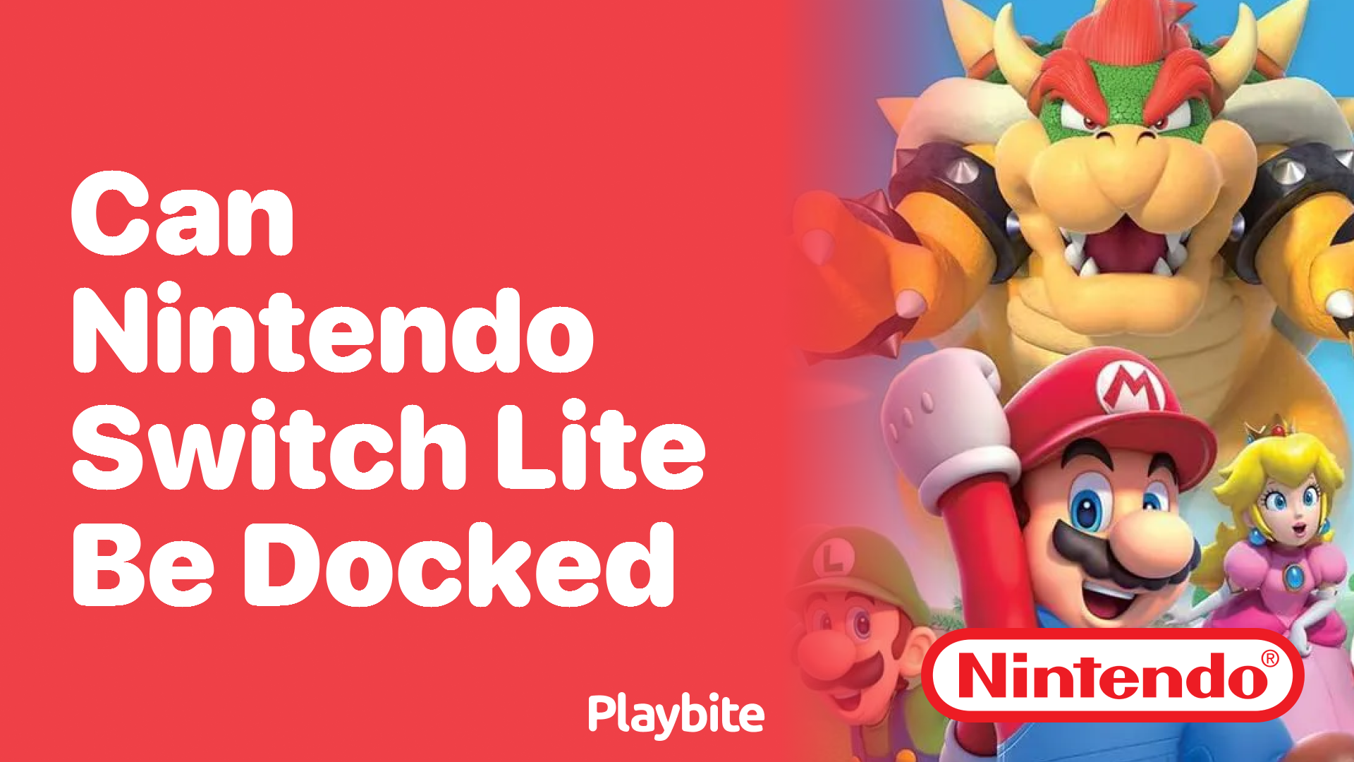 Can the Nintendo Switch Lite Be Docked?