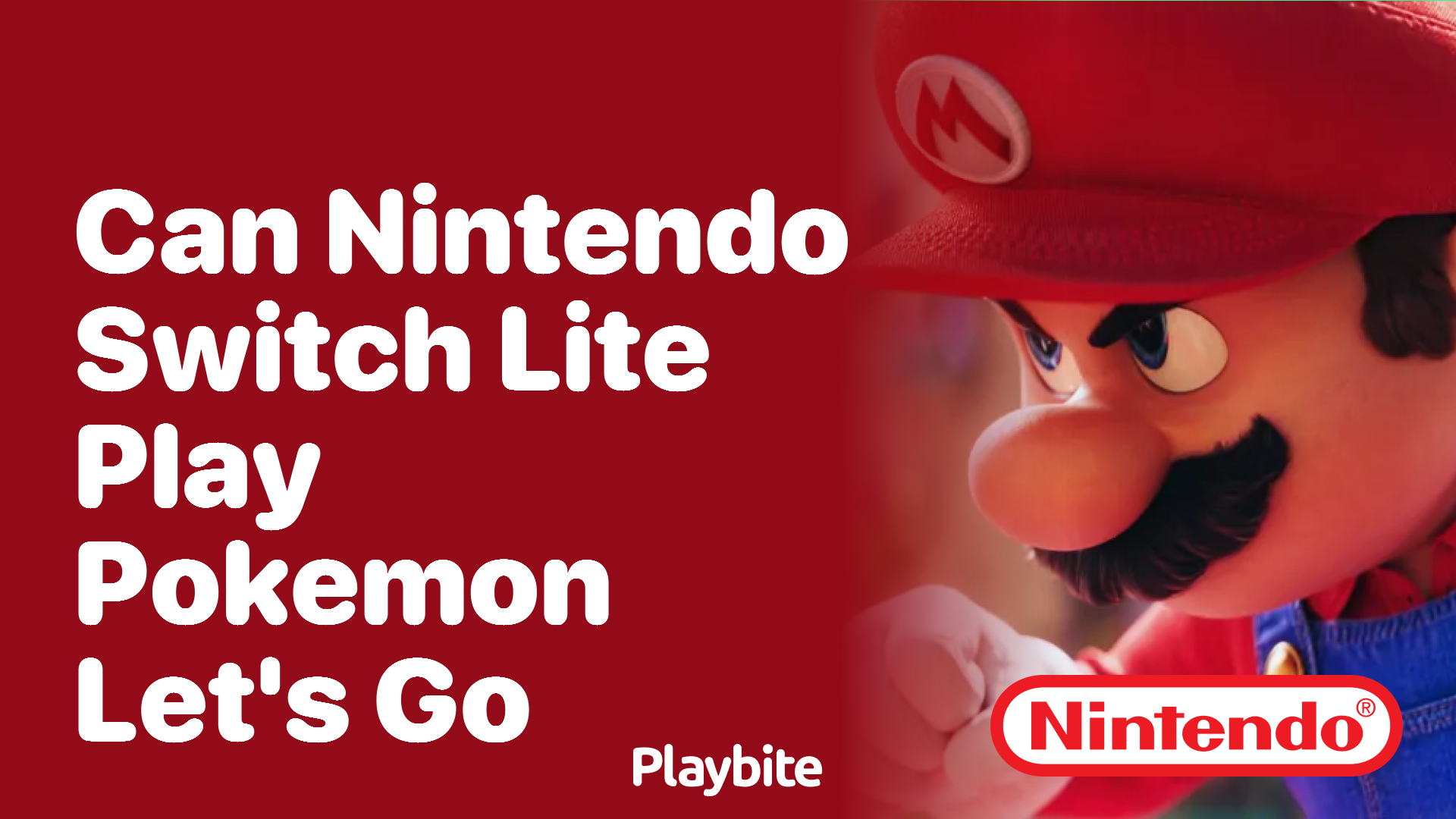 Can Nintendo Switch Lite Play Pokemon Let’s Go?