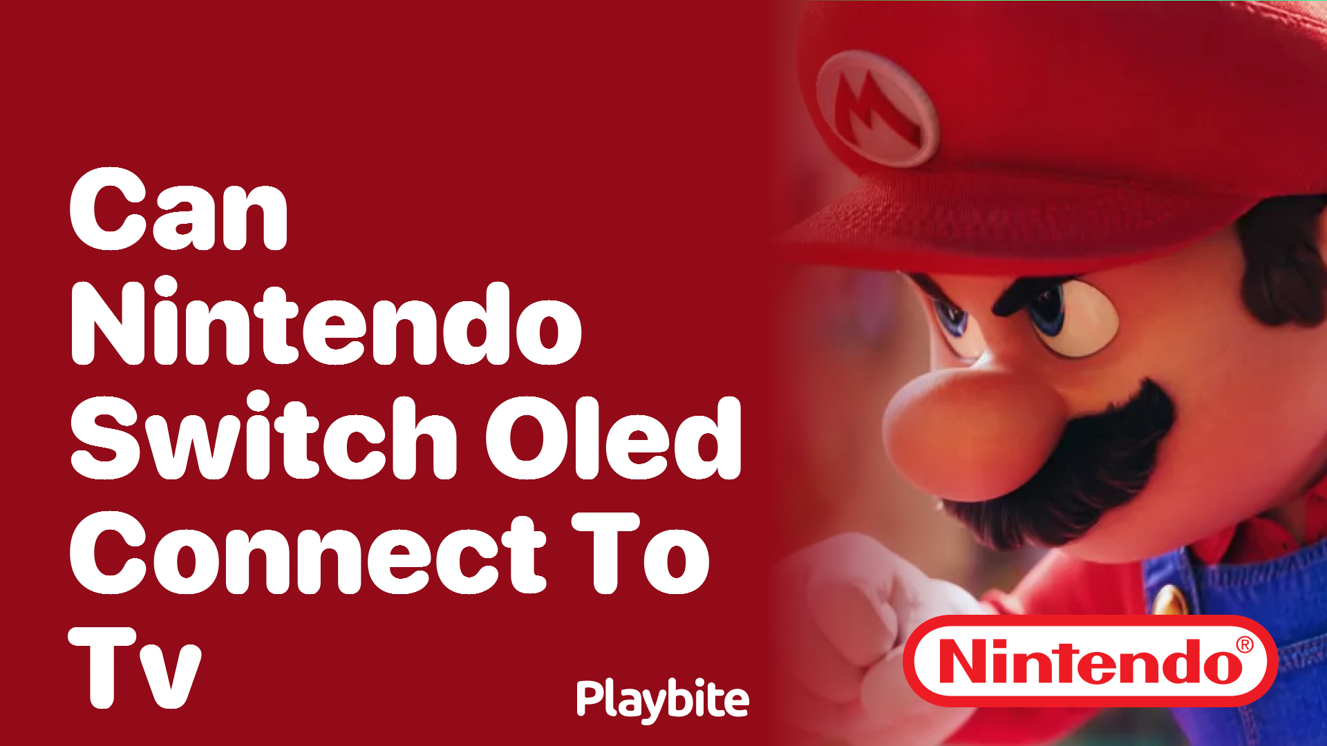 Can the Nintendo Switch OLED Connect to TV?