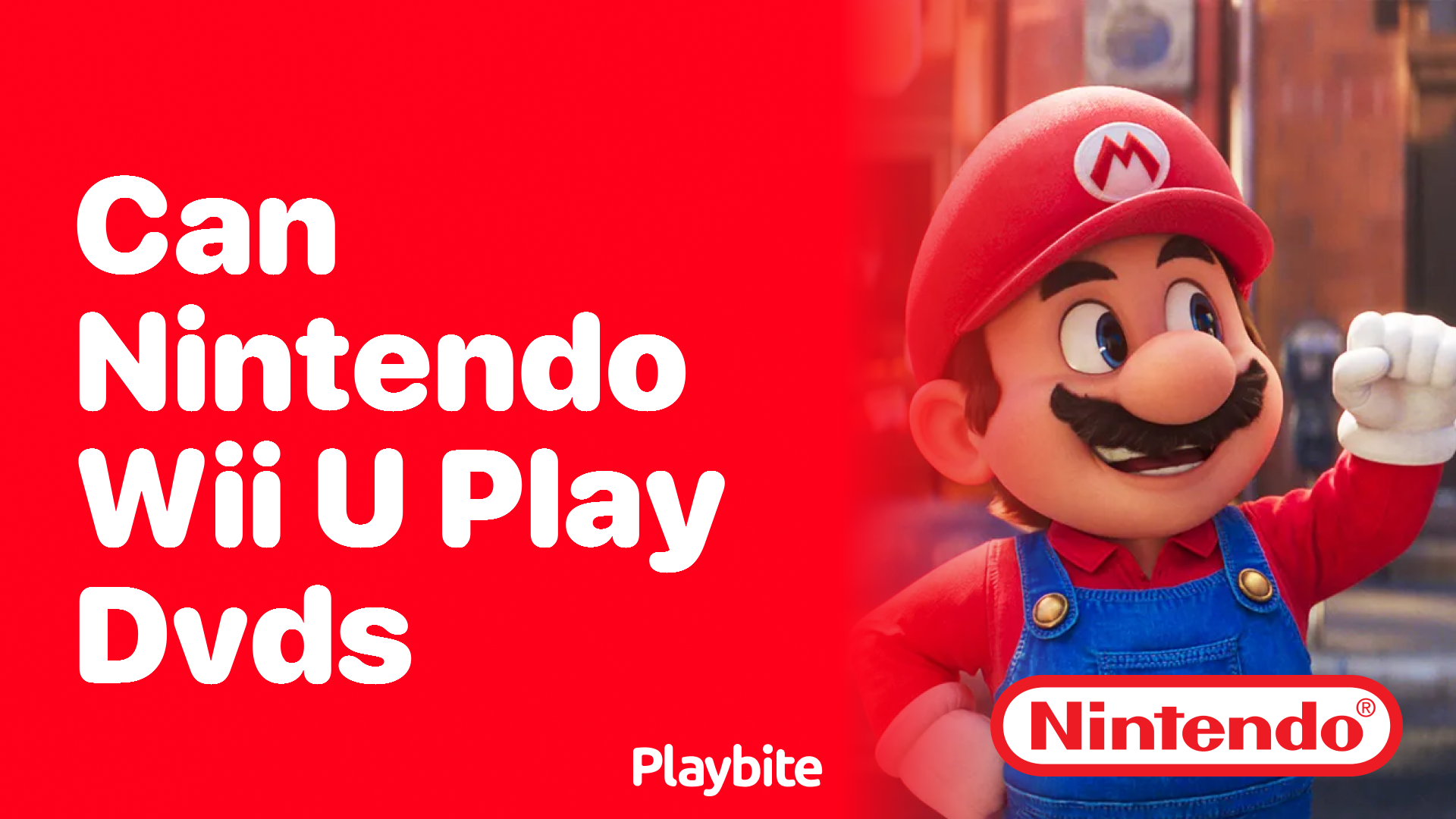 Can the Nintendo Wii U Play DVDs? Here’s What You Need to Know