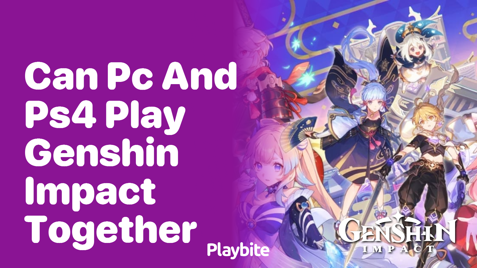 Can PC and PS4 Players Team Up in Genshin Impact?