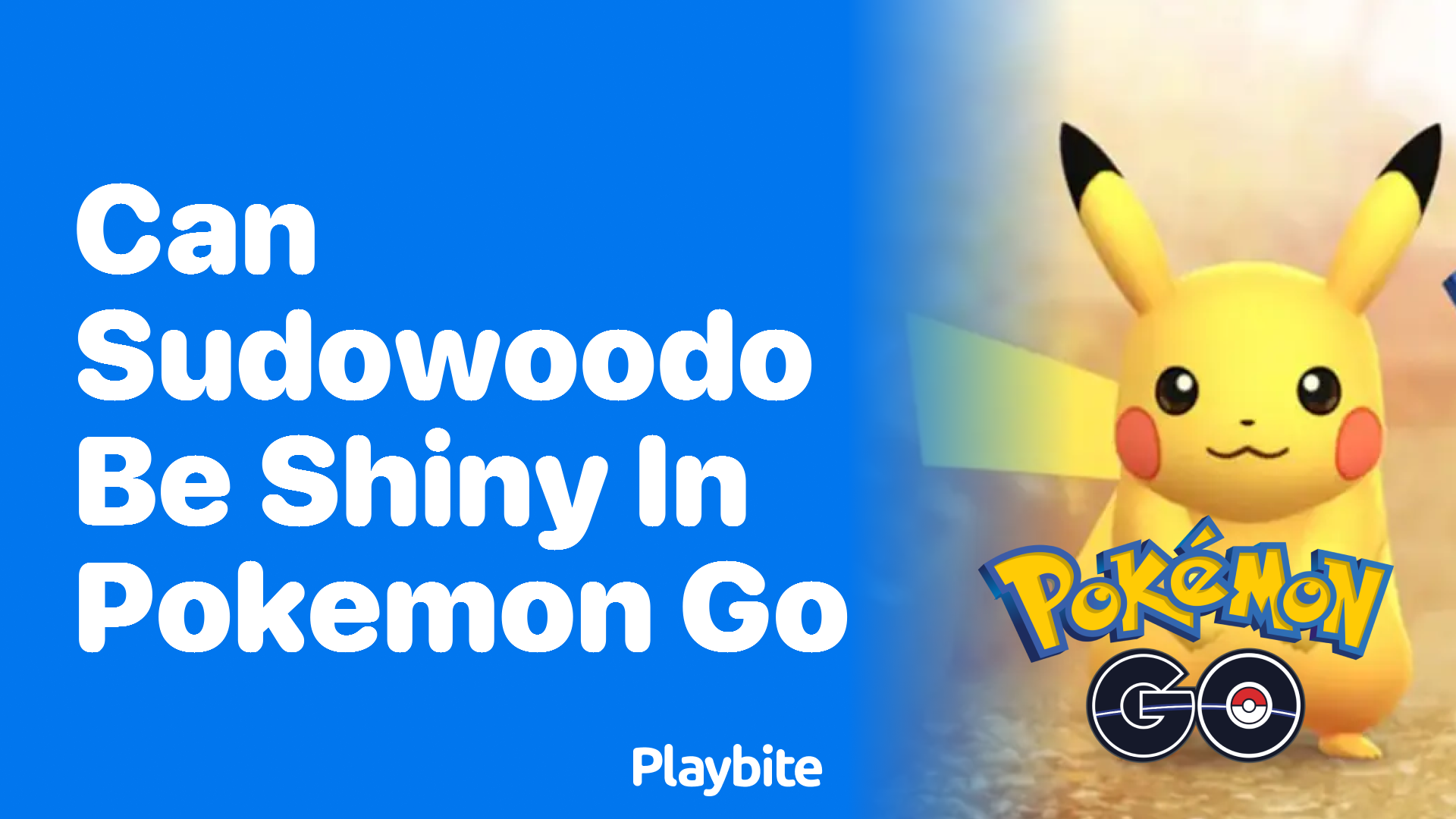 Can Sudowoodo Be Shiny in Pokemon GO? Find Out Here!