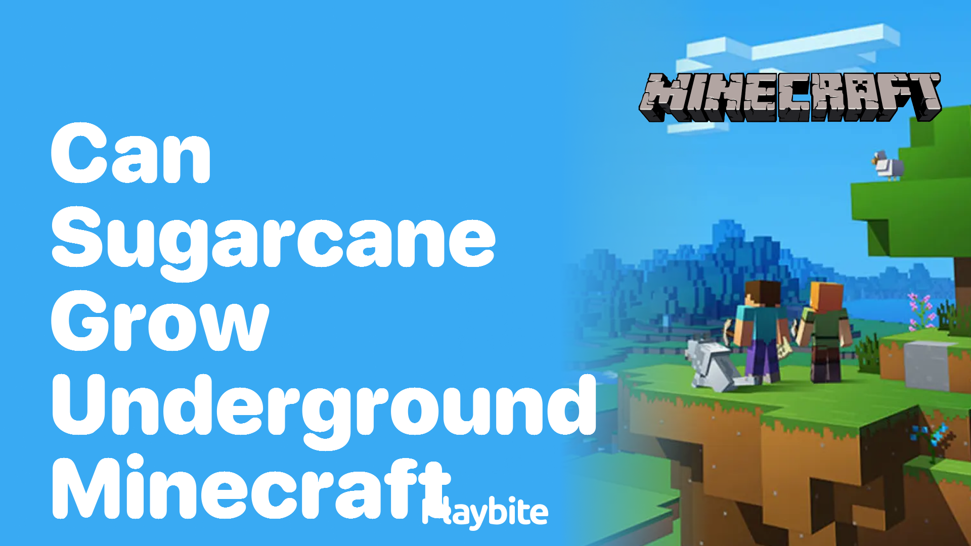 Can Sugarcane Grow Underground in Minecraft?