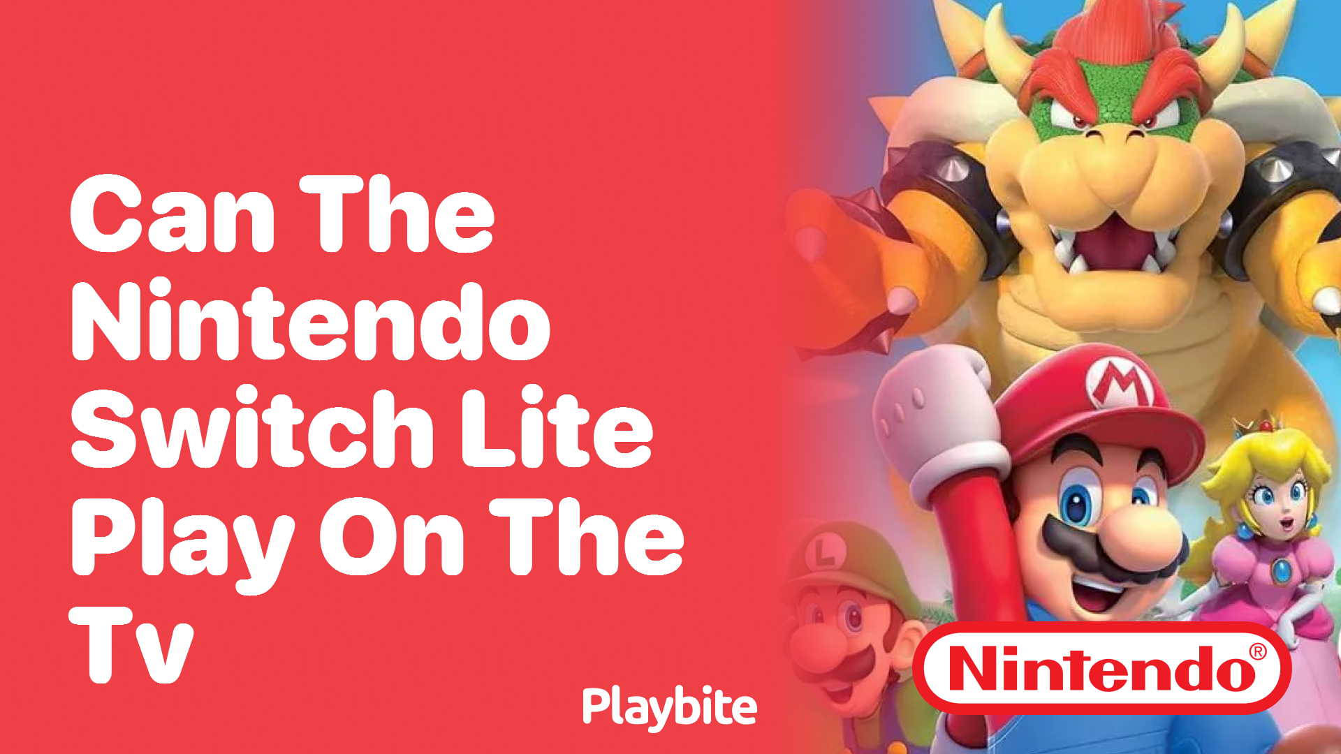 Can the Nintendo Switch Lite Play on the TV?