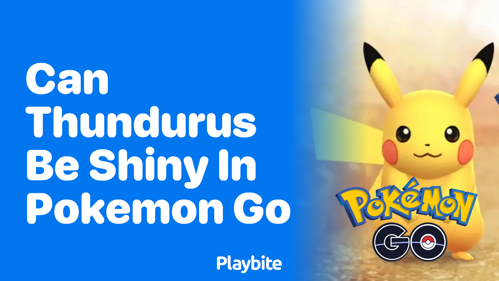 Can Thundurus Be Shiny in Pokemon GO?