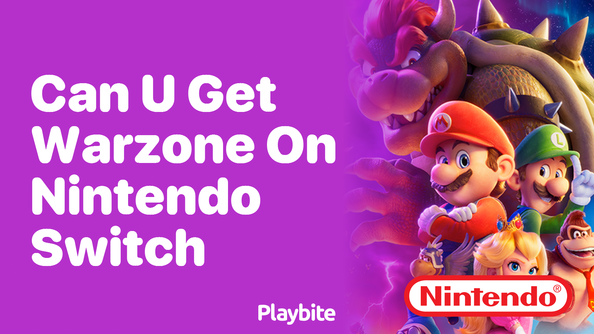 Can You Get Warzone on Nintendo Switch?