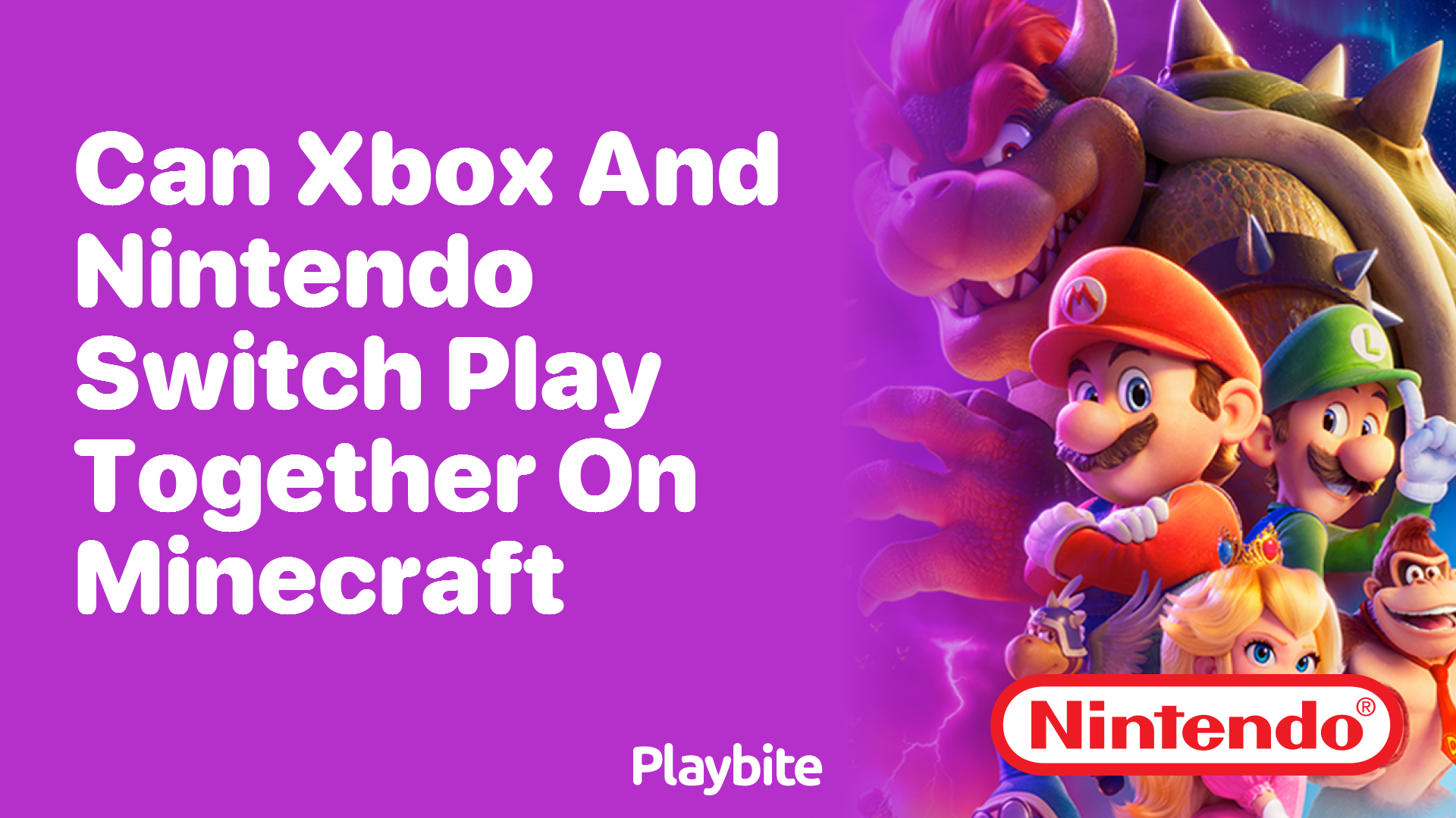 Can Xbox and Nintendo Switch Play Together on Minecraft?