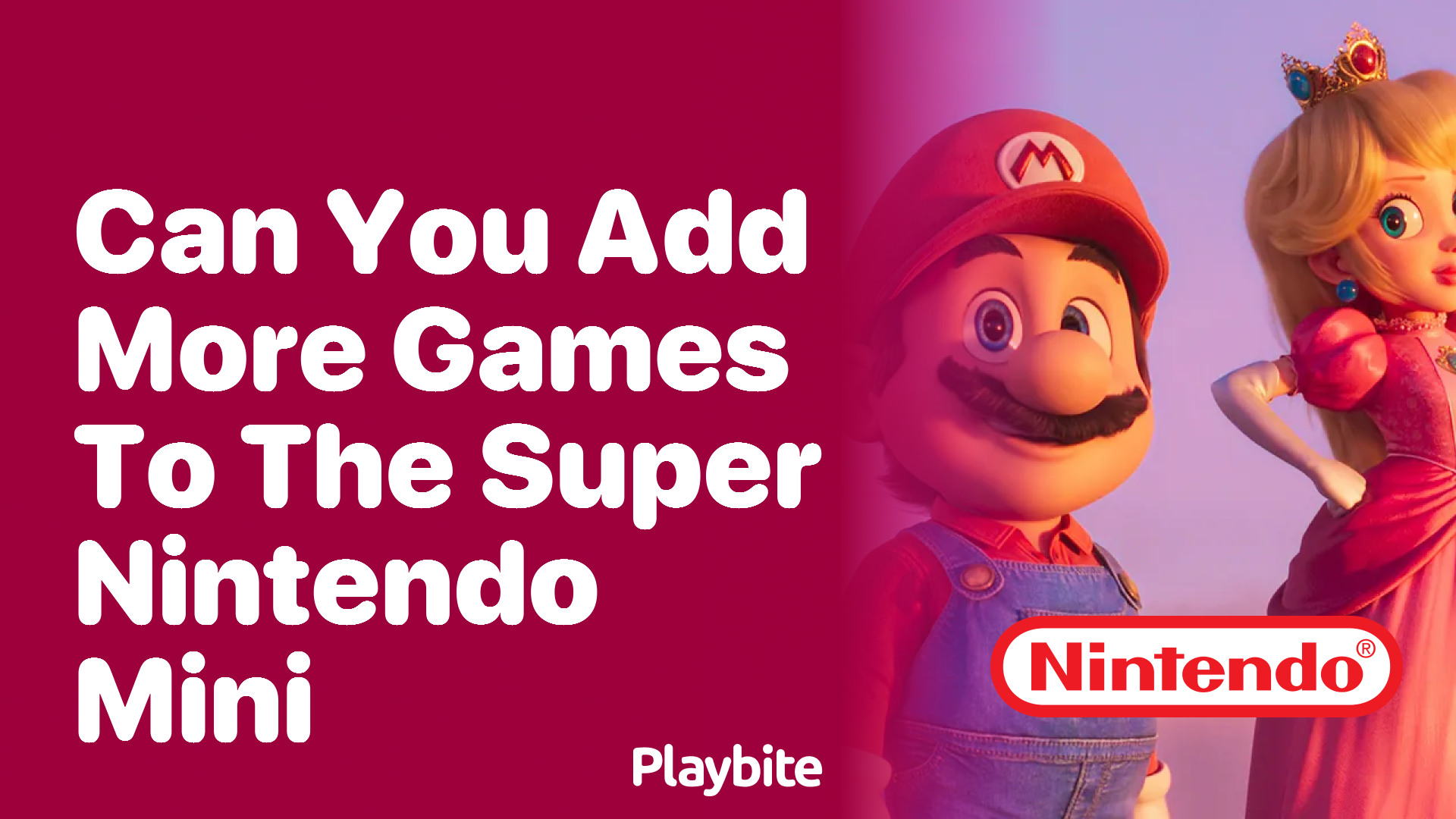 Can You Add More Games to the Super Nintendo Mini?