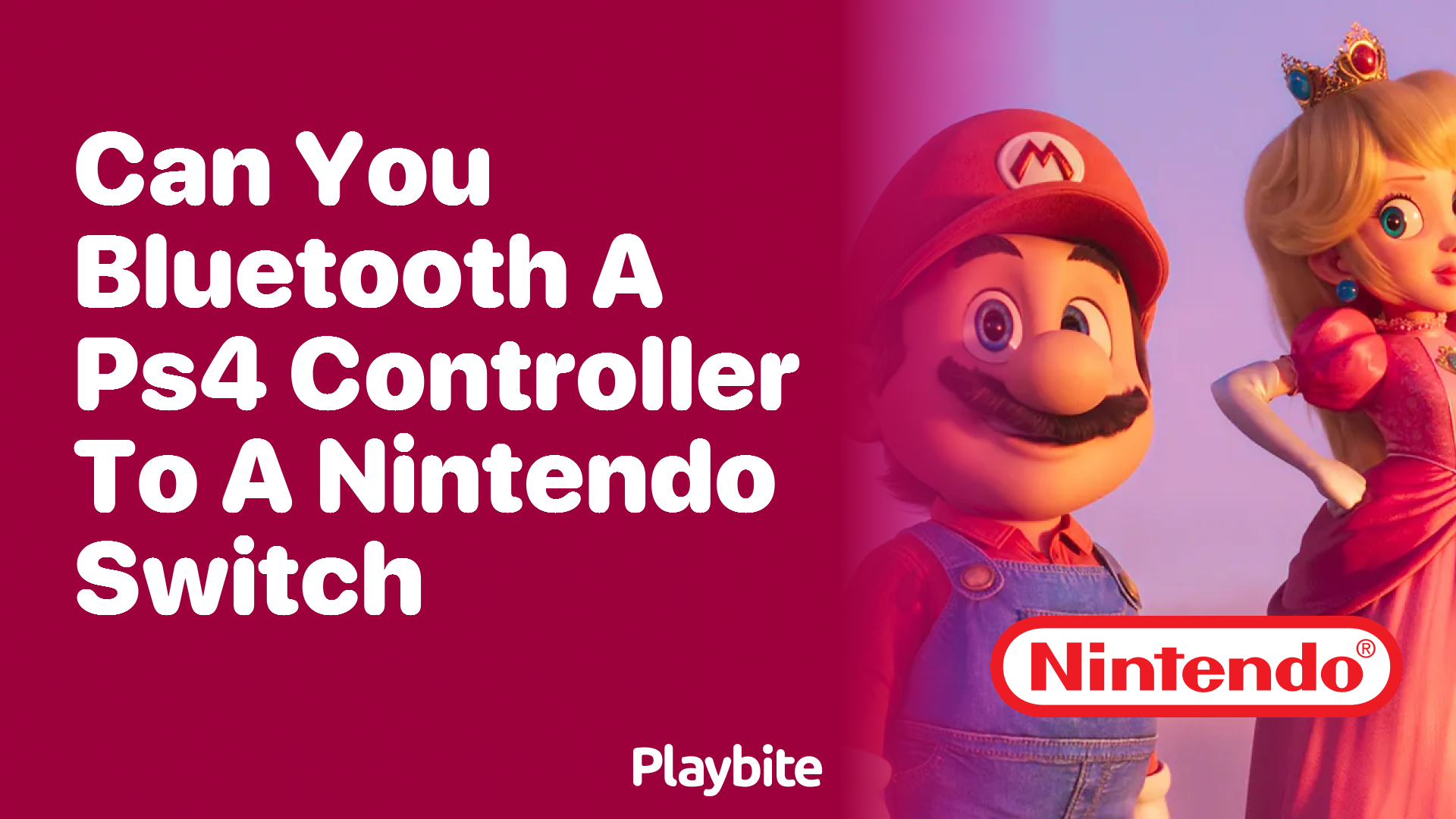 Can You Bluetooth a PS4 Controller to a Nintendo Switch?