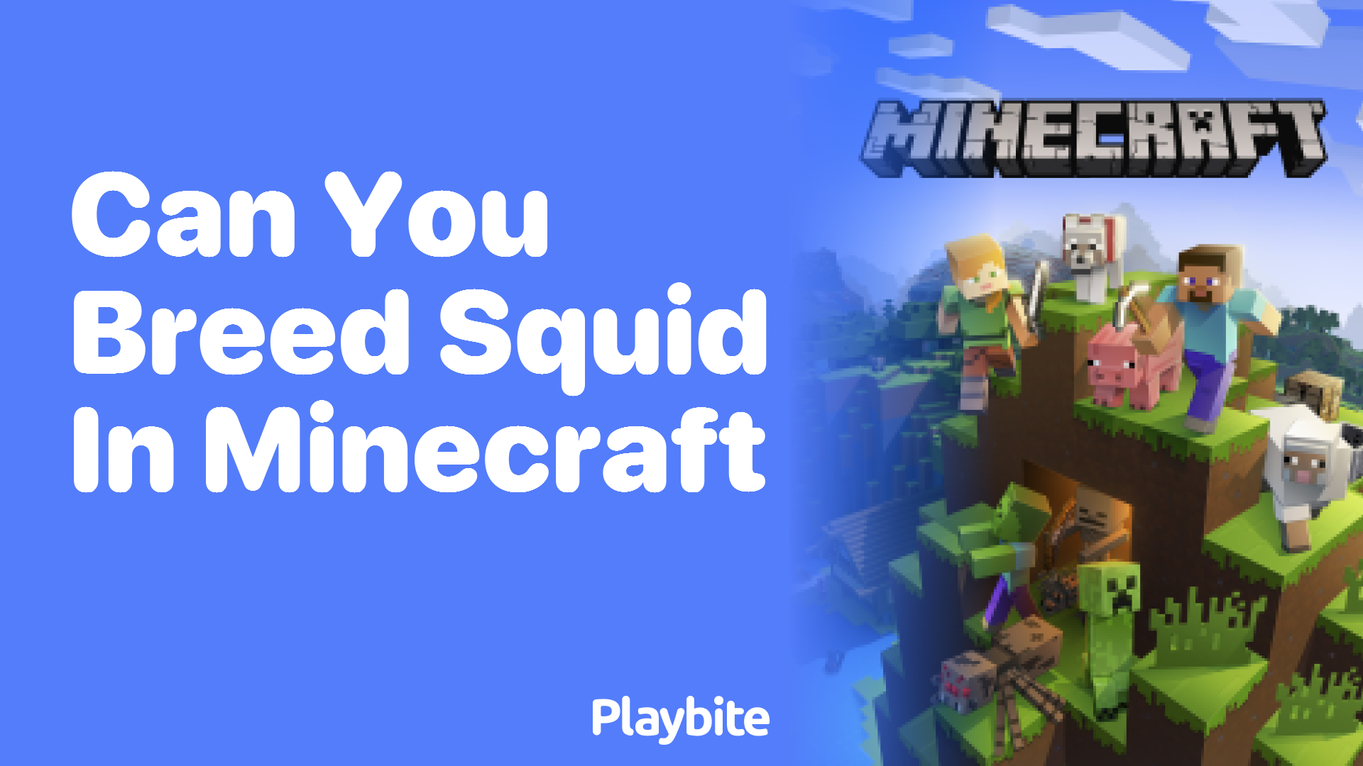 Can You Breed Squid in Minecraft?