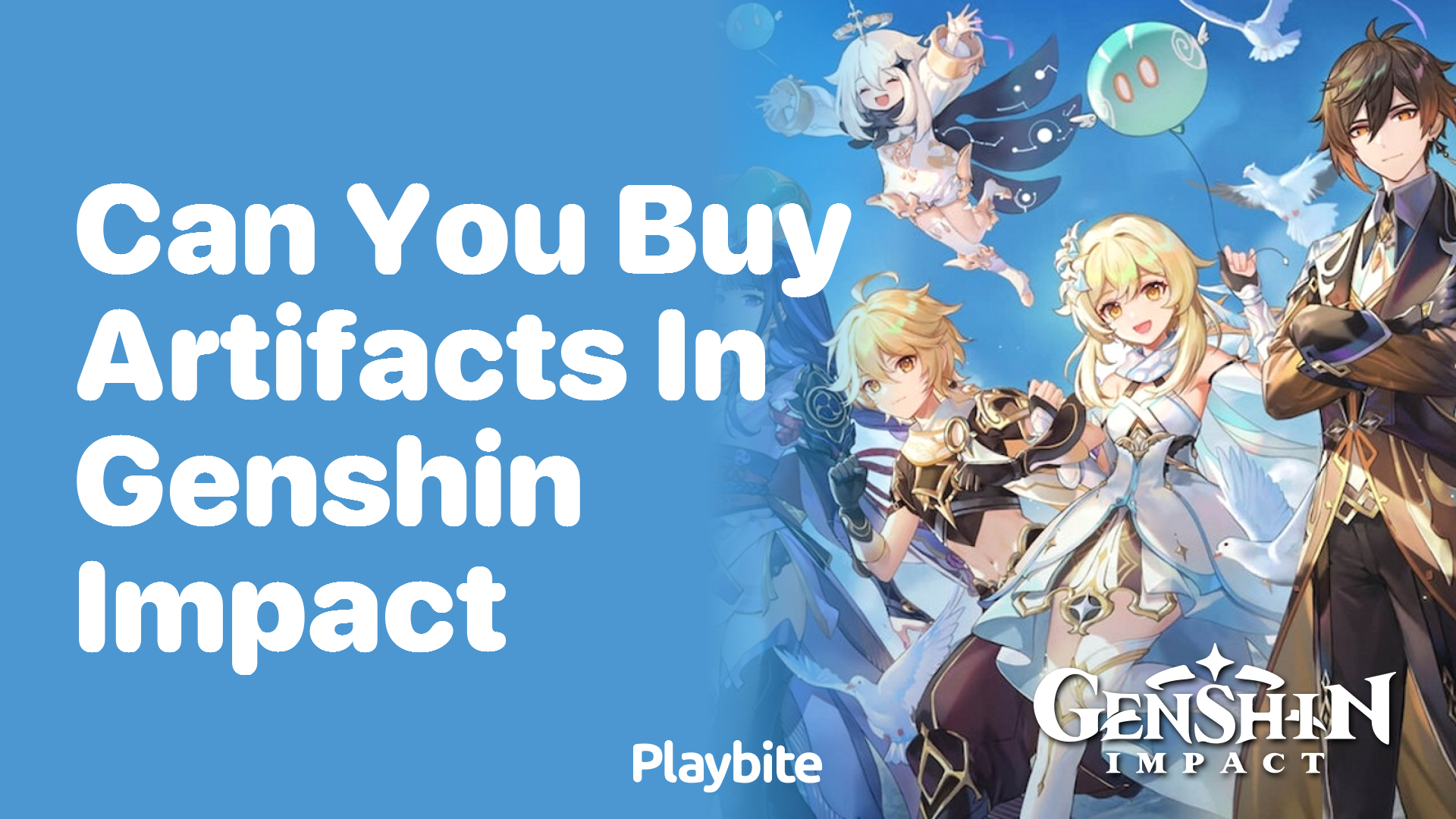Can You Buy Artifacts in Genshin Impact?