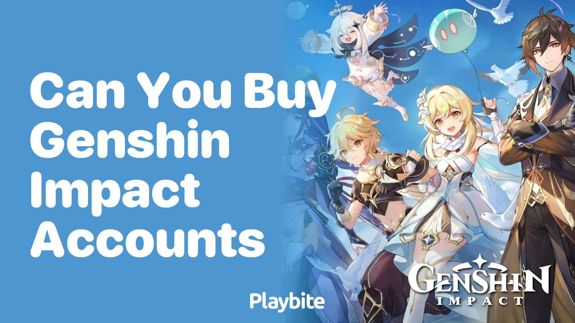 Can You Buy Genshin Impact Accounts? Here’s What You Need to Know