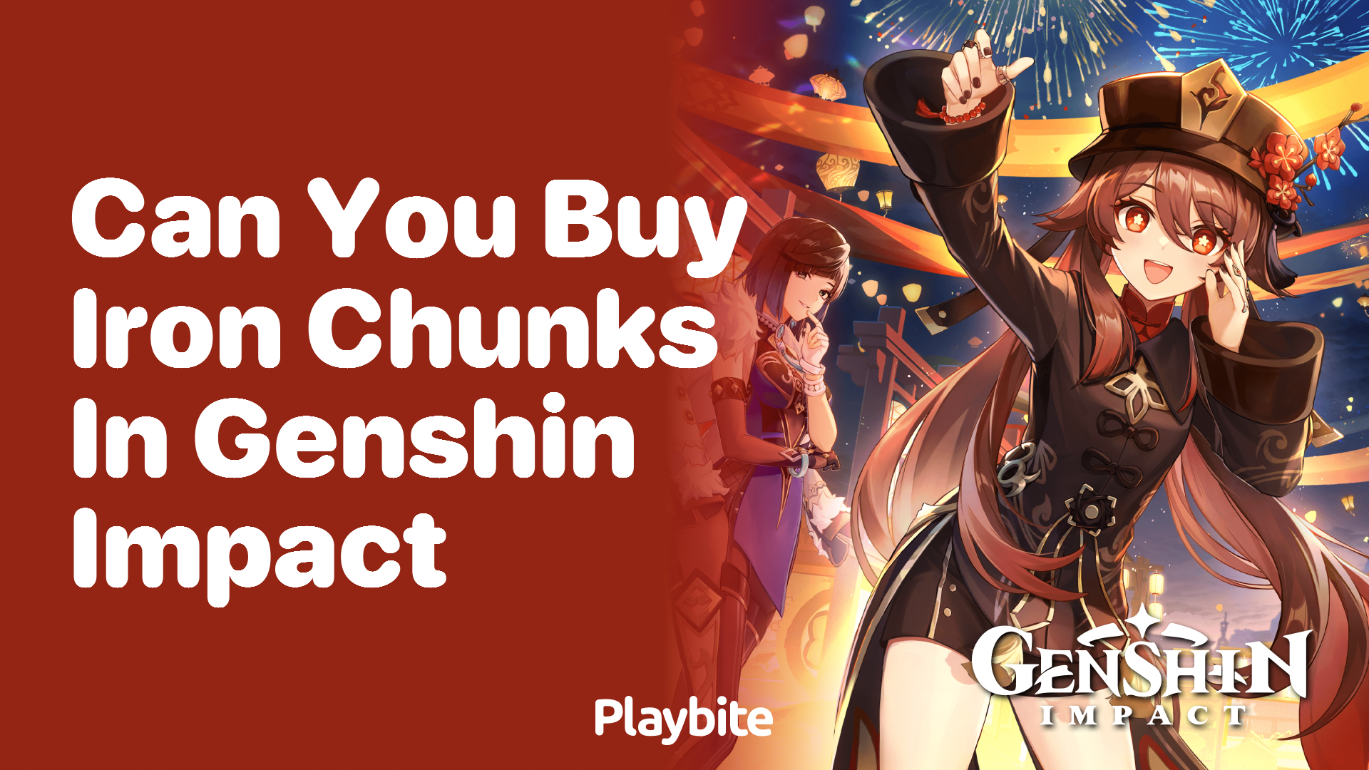 Can You Buy Iron Chunks in Genshin Impact?