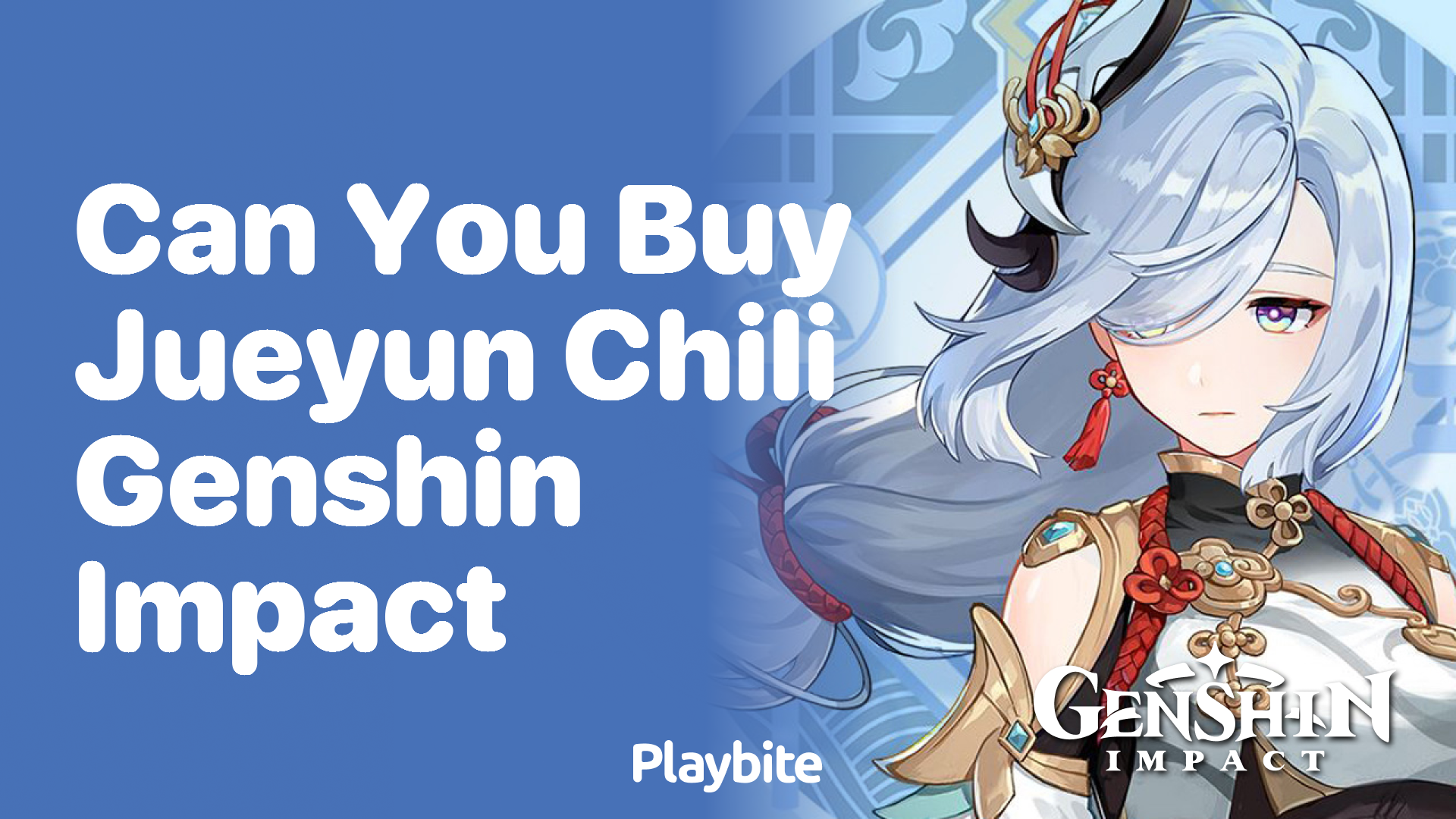 Can You Buy Jueyun Chili in Genshin Impact?