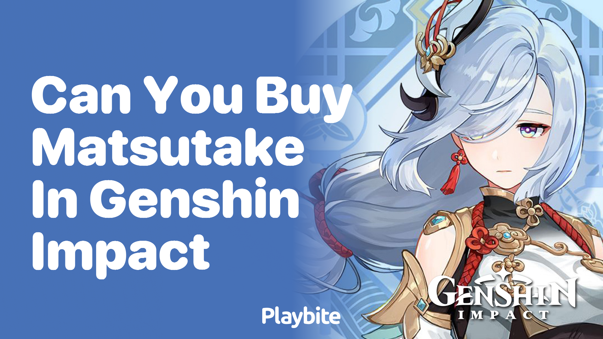 Can You Buy Matsutake in Genshin Impact?