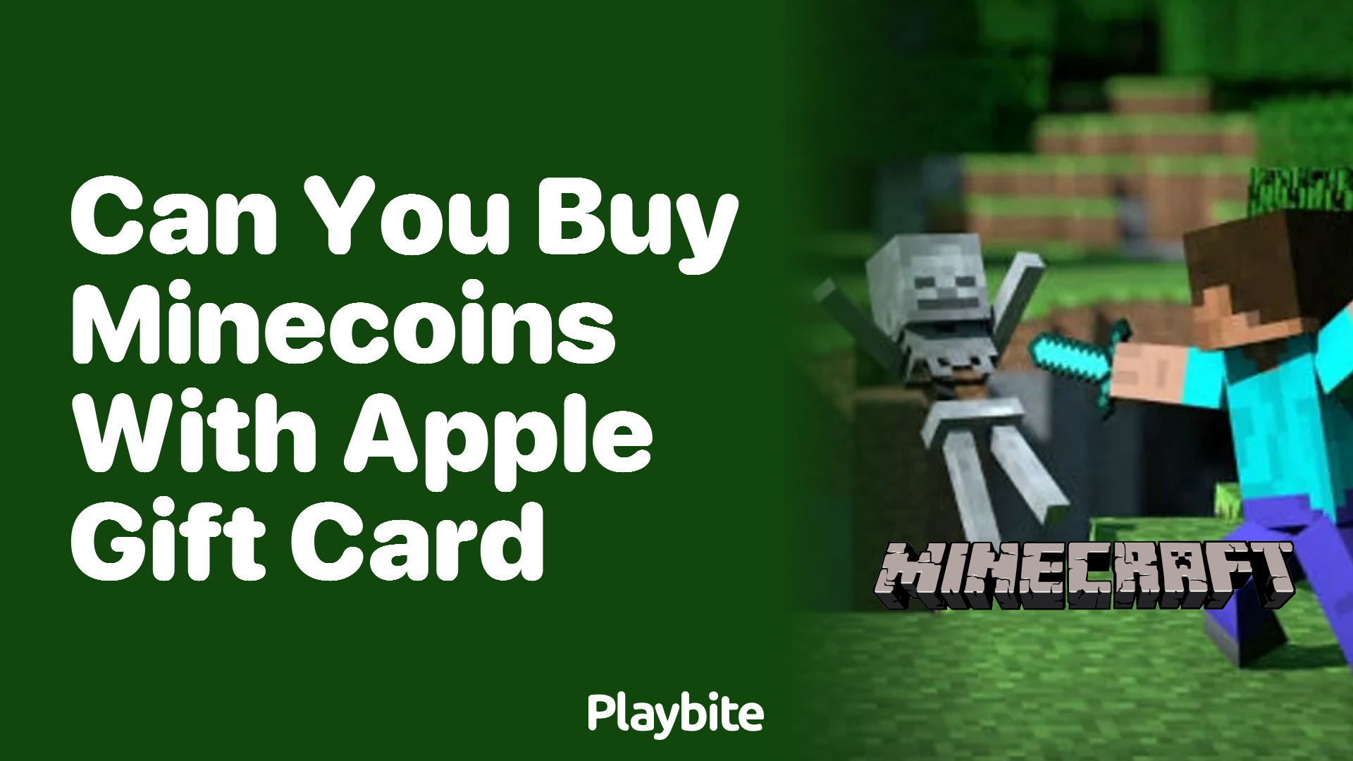 Can You Buy Minecoins with an Apple Gift Card?