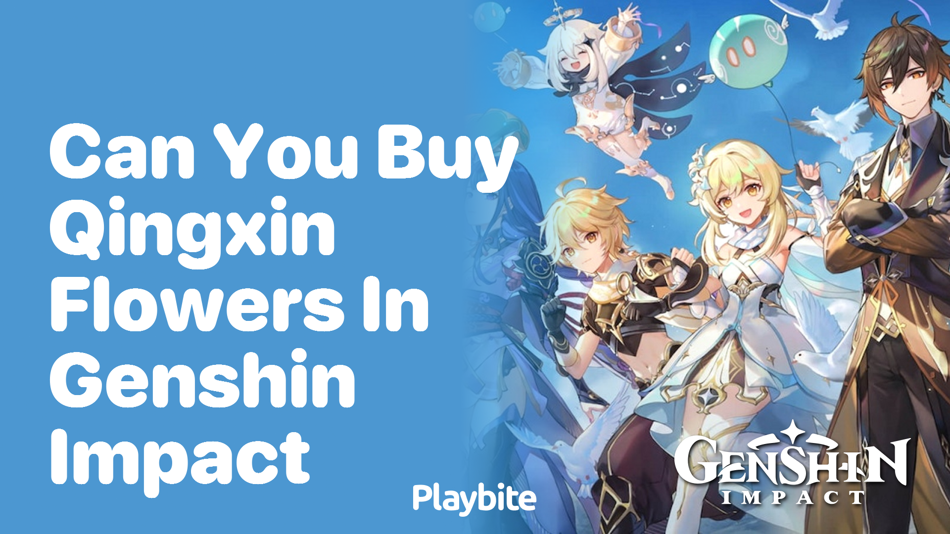Can You Buy Qingxin Flowers in Genshin Impact?