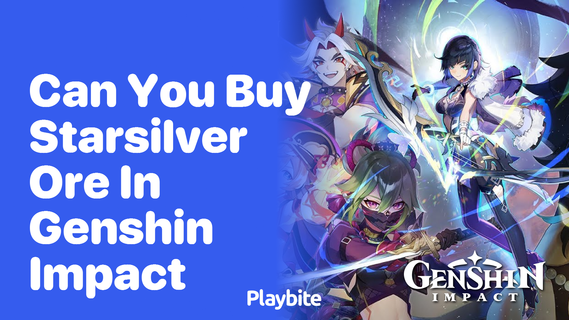 Can You Buy Starsilver Ore in Genshin Impact?