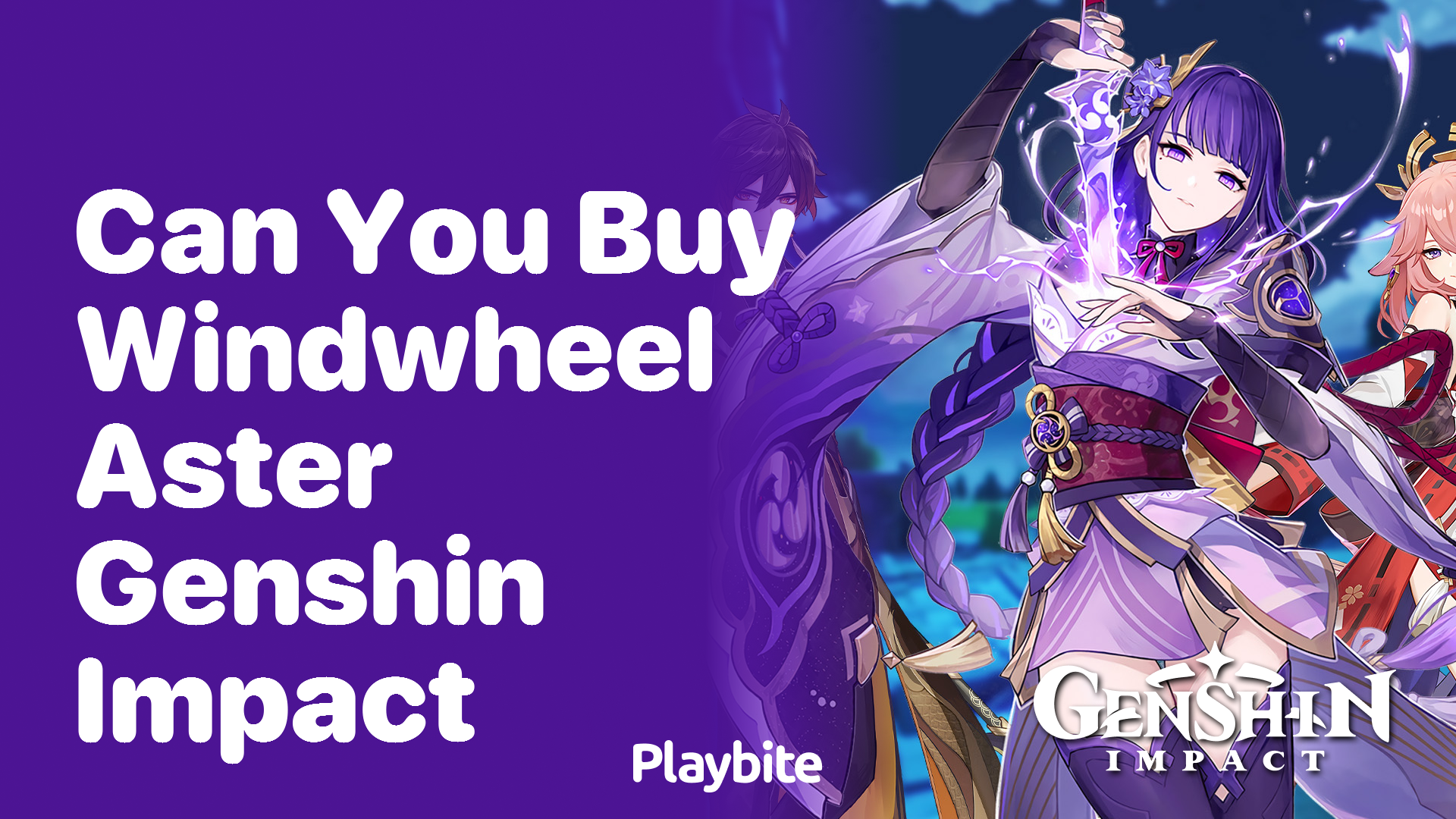 Can You Buy Windwheel Aster in Genshin Impact?
