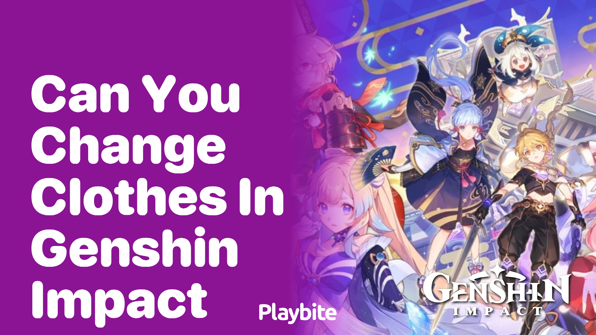 Can You Change Clothes in Genshin Impact?