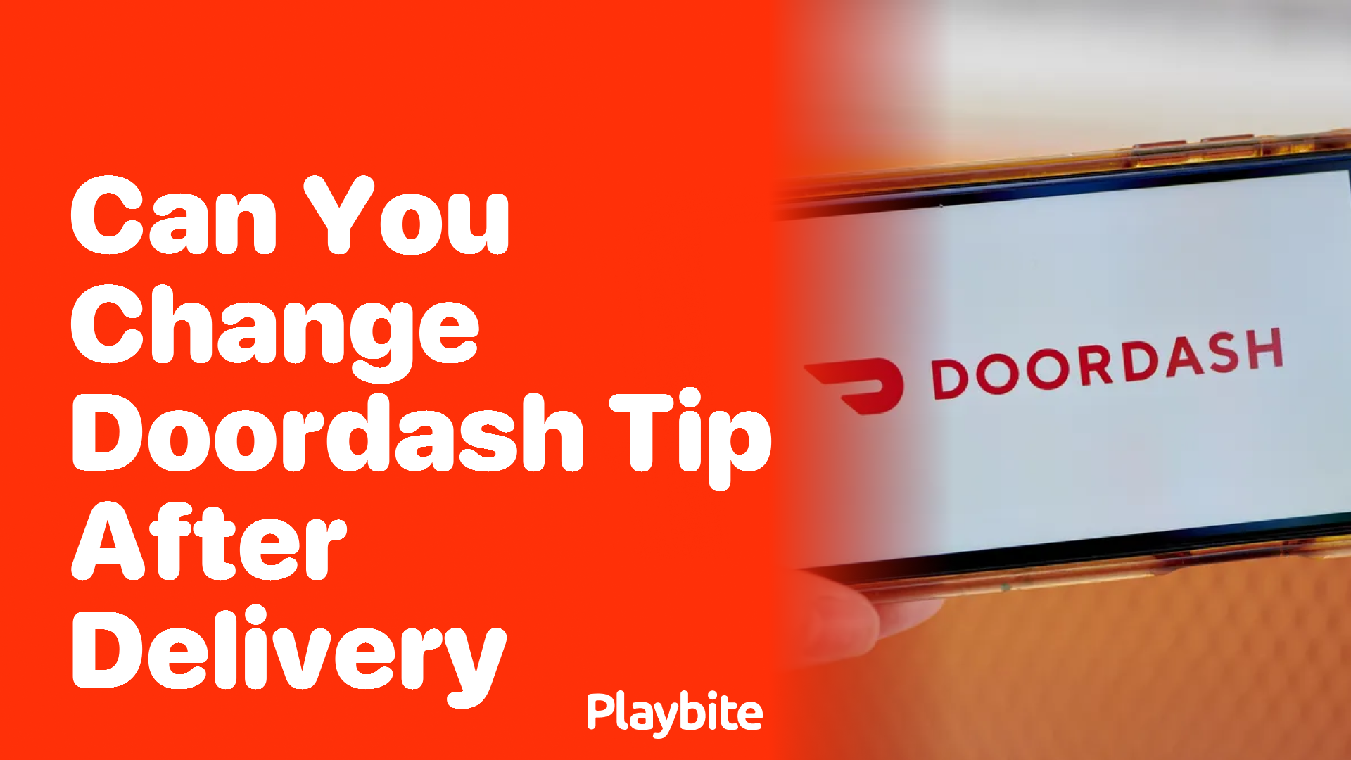 Can You Change Your DoorDash Tip After Delivery?