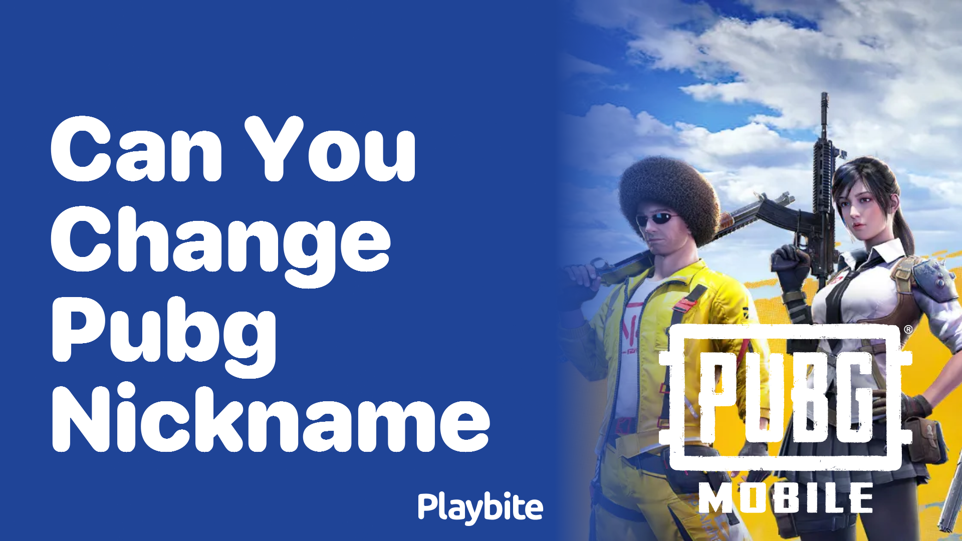 Can You Change Your PUBG Nickname?