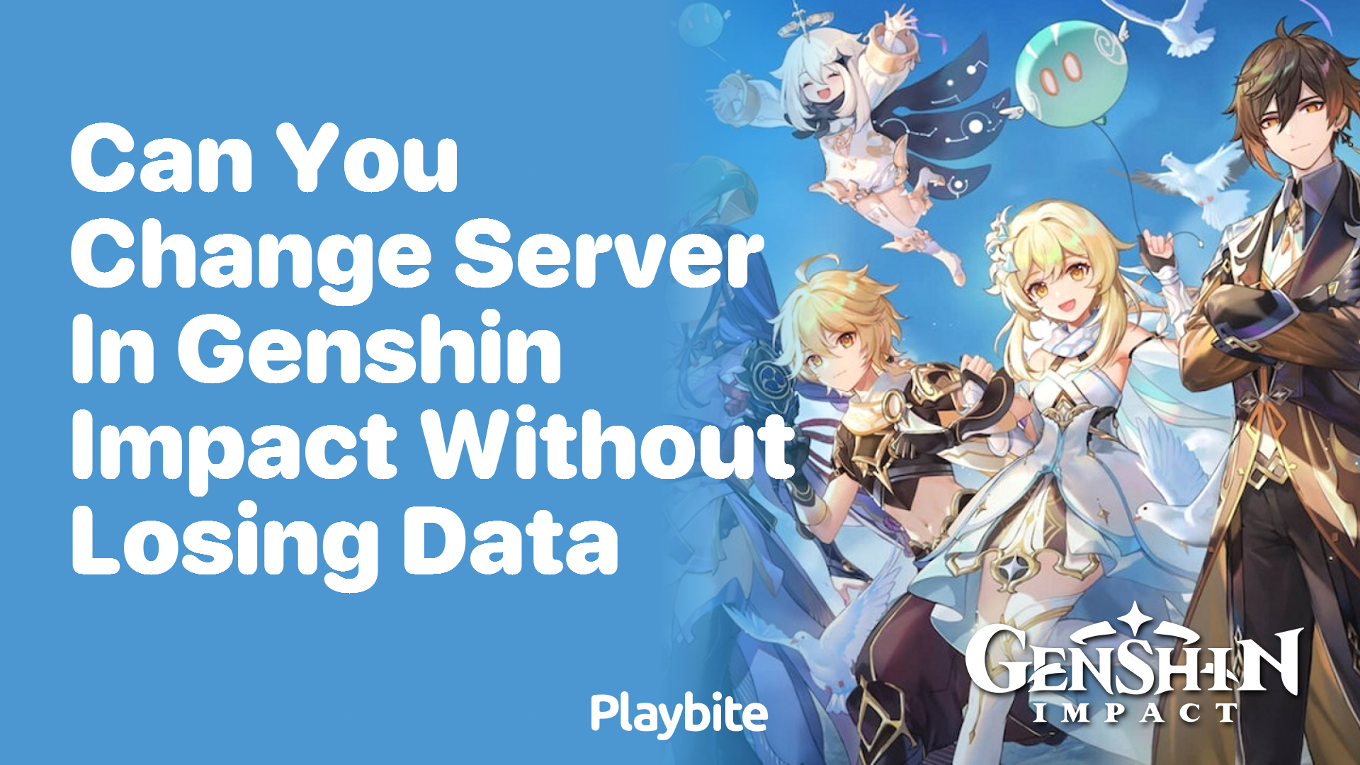 Can You Change Server in Genshin Impact Without Losing Data?