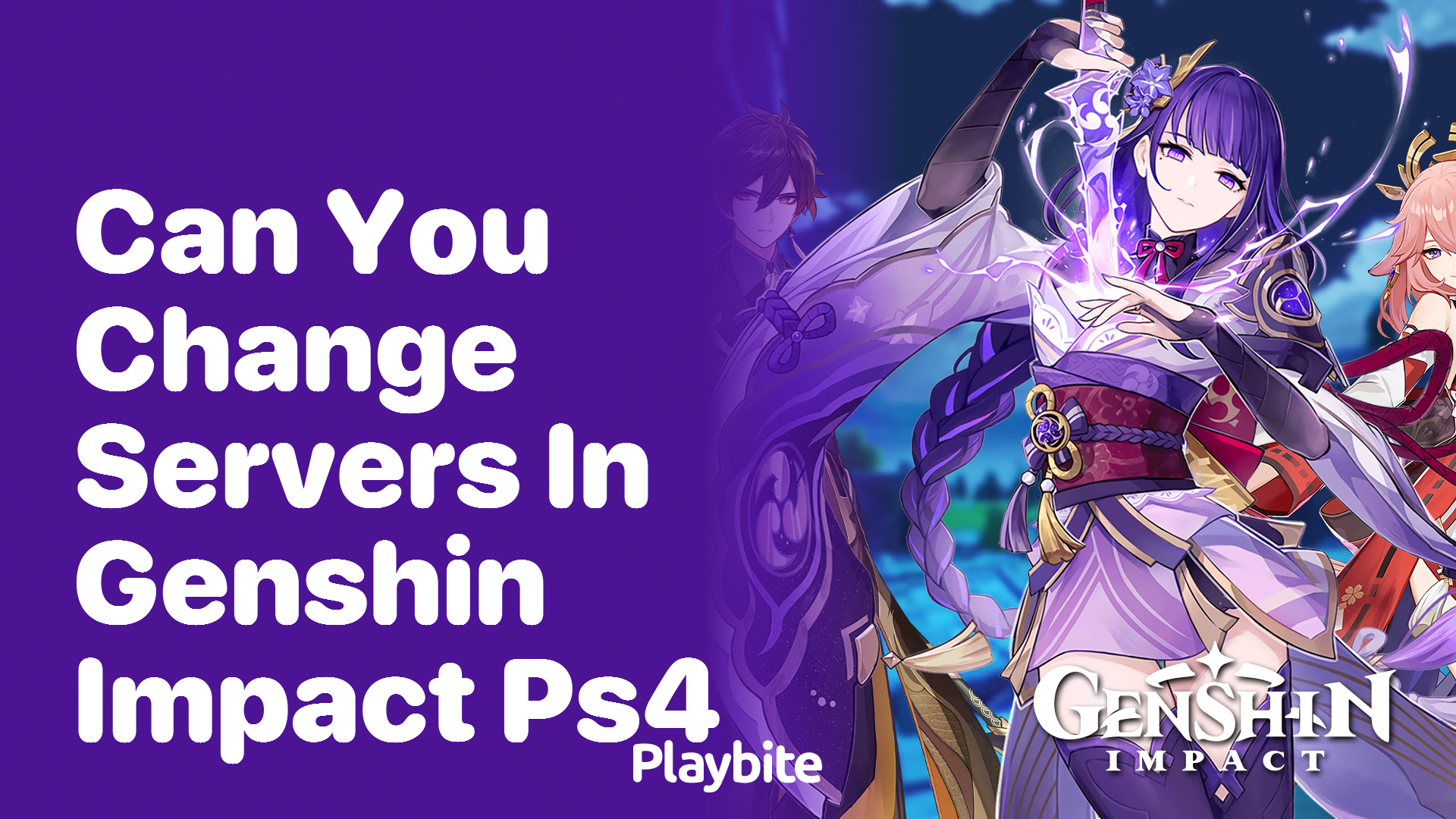 Can You Change Servers in Genshin Impact on PS4?