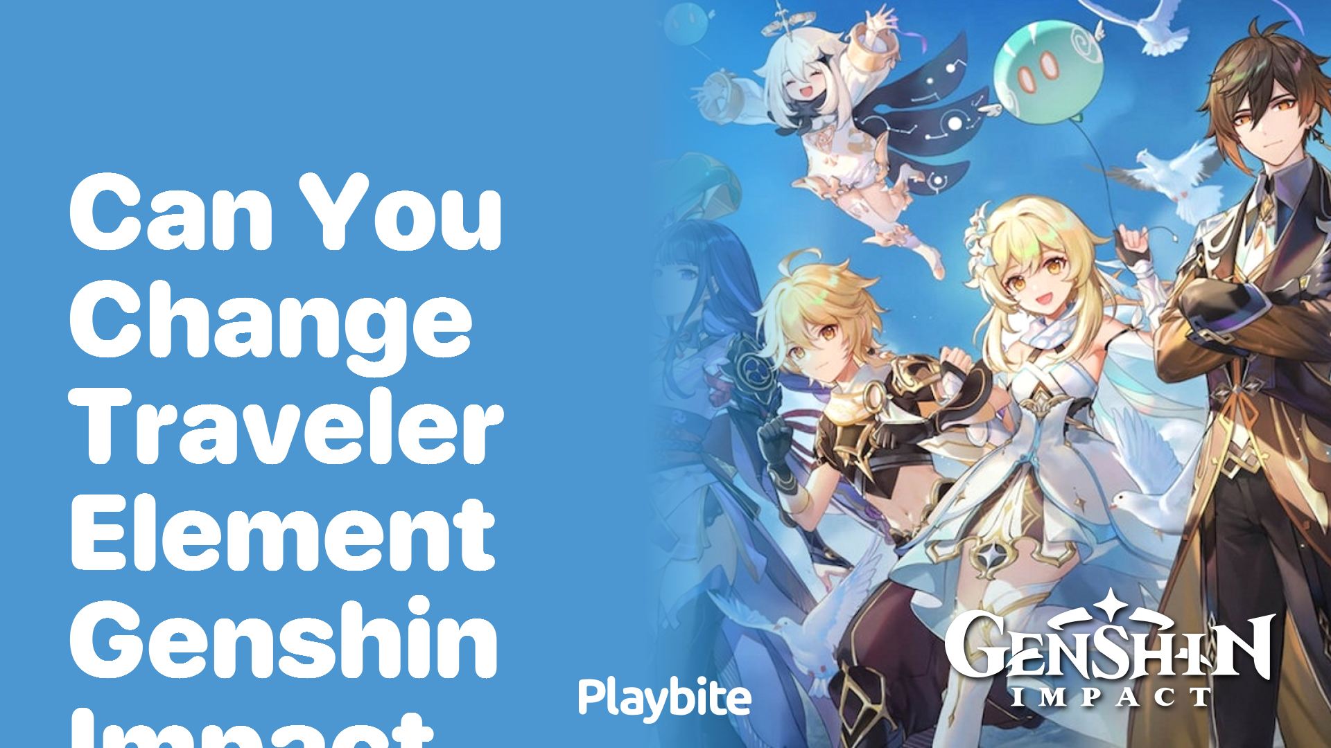Can You Change the Traveler’s Element in Genshin Impact?