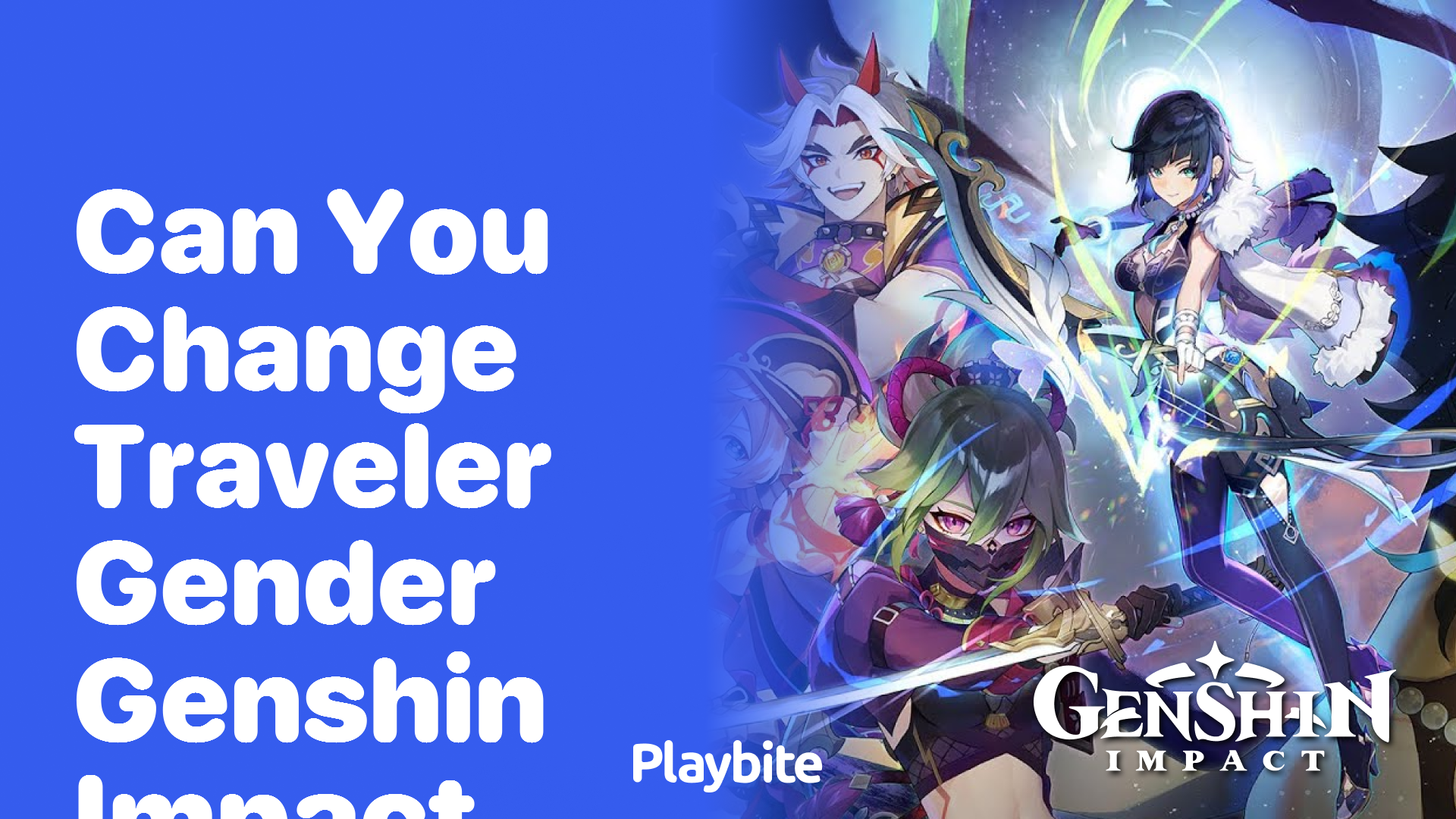 Can You Change Traveler’s Gender in Genshin Impact?
