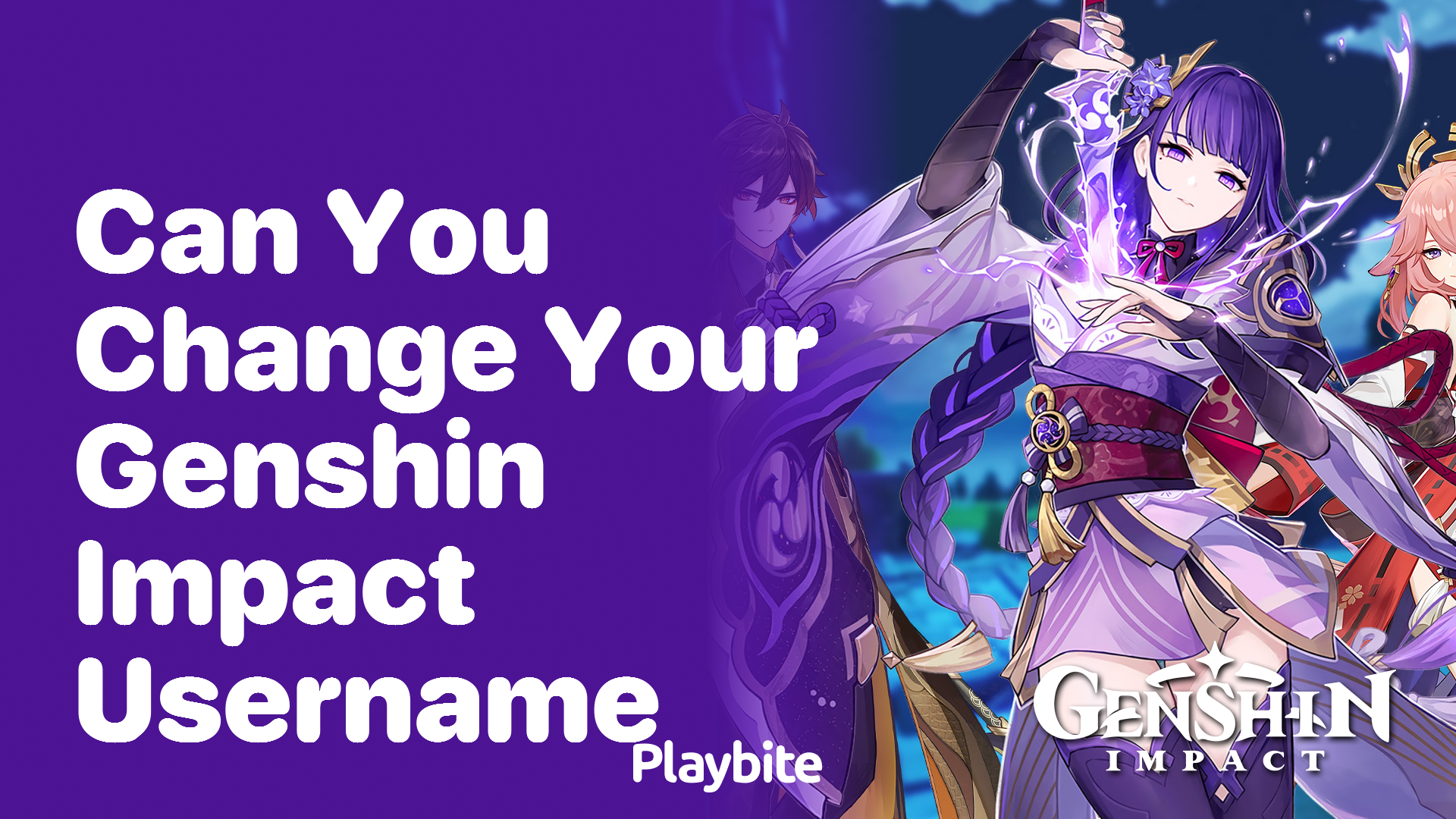 Can You Change Your Genshin Impact Username?