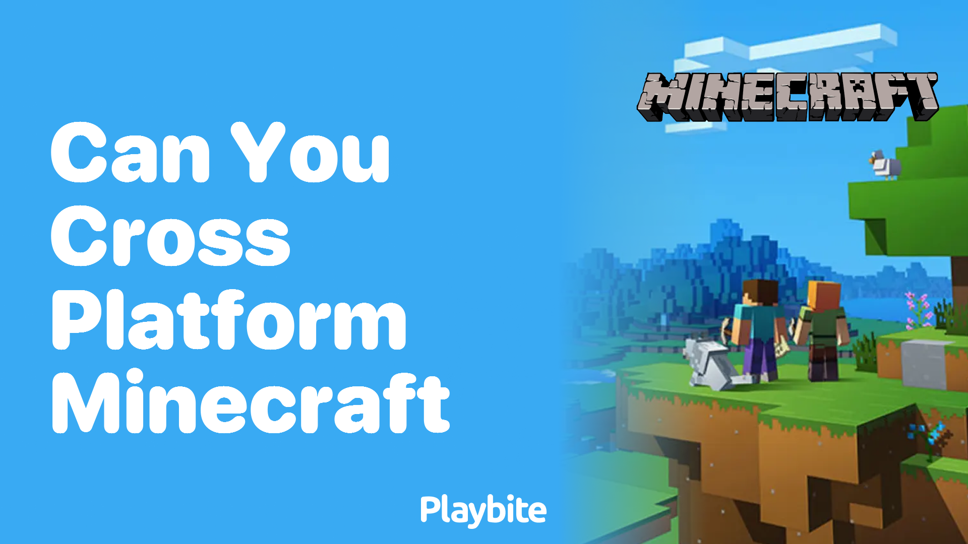 Can You Play Minecraft Across Different Platforms?