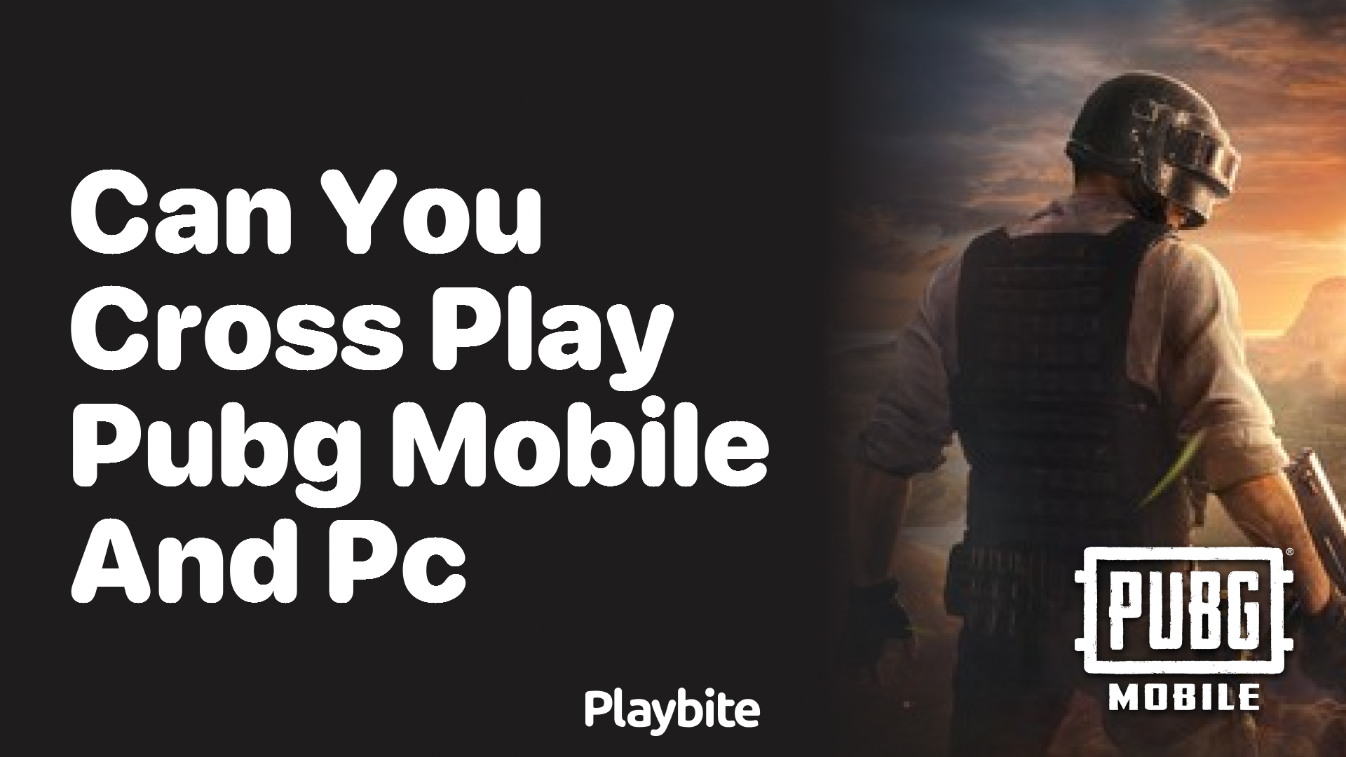 Can You Cross-Play PUBG Mobile and PC?