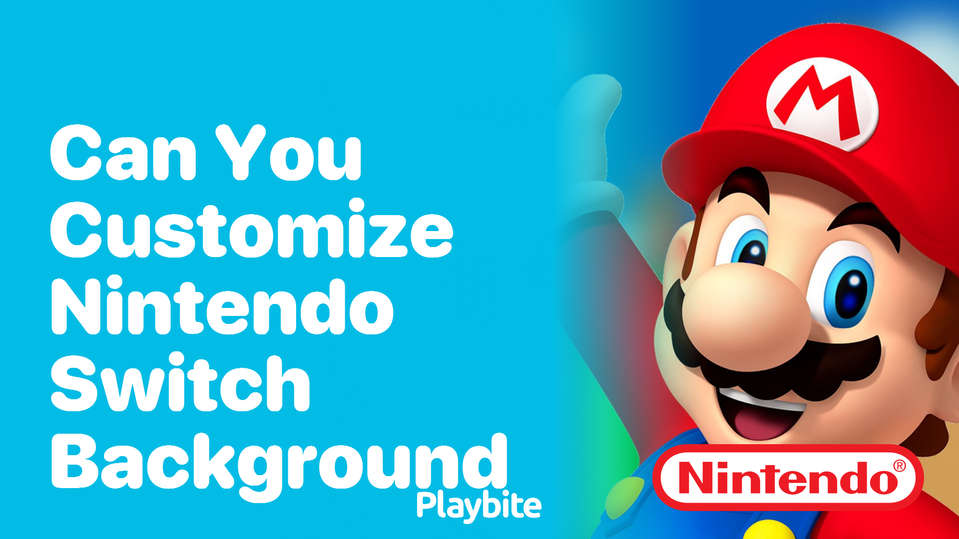 Can You Customize Your Nintendo Switch Background?