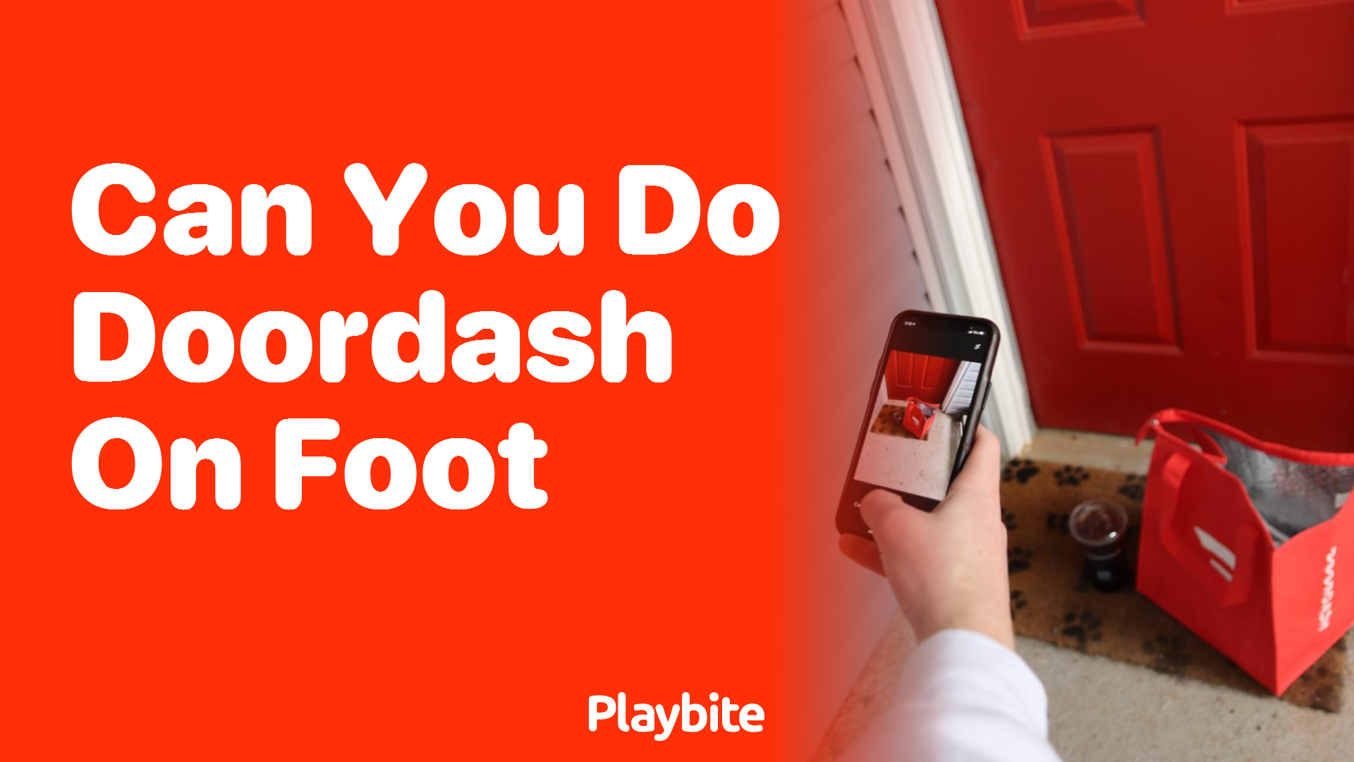 Can You Do DoorDash on Foot?