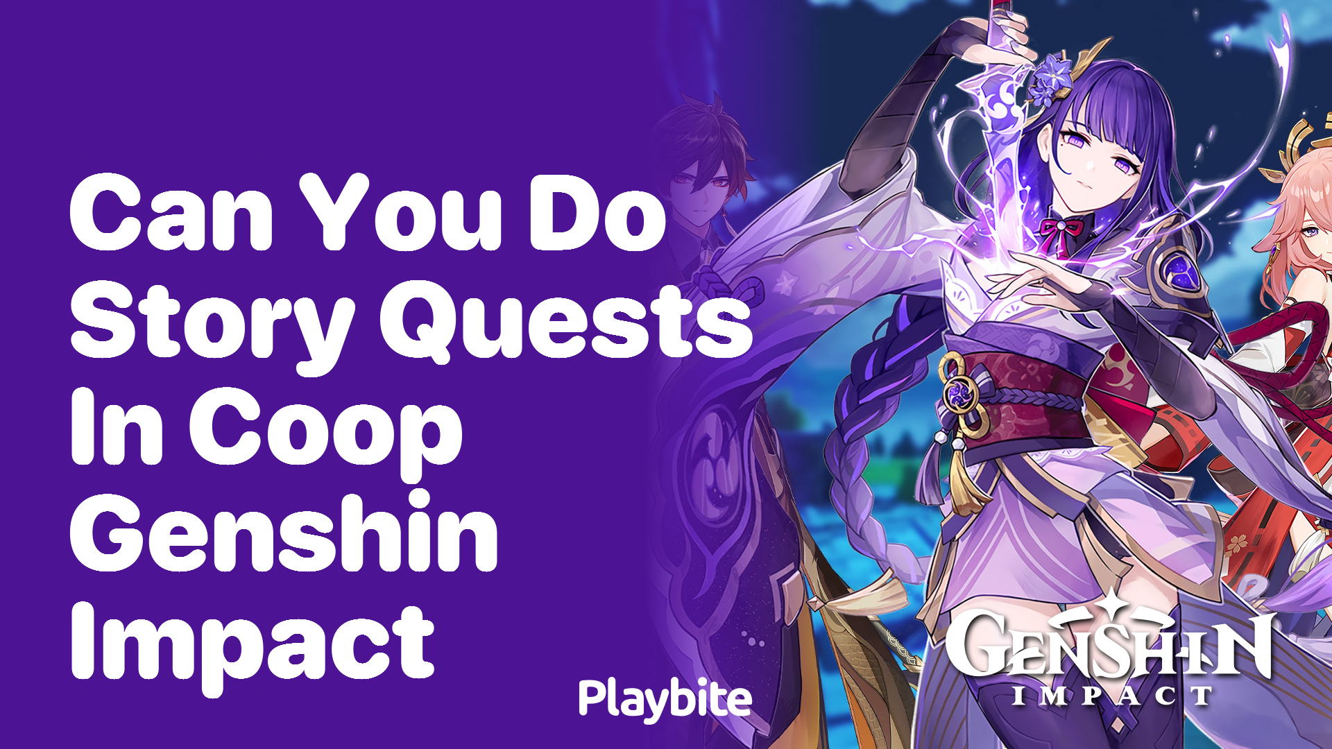 Can You Do Story Quests in Co-op in Genshin Impact?