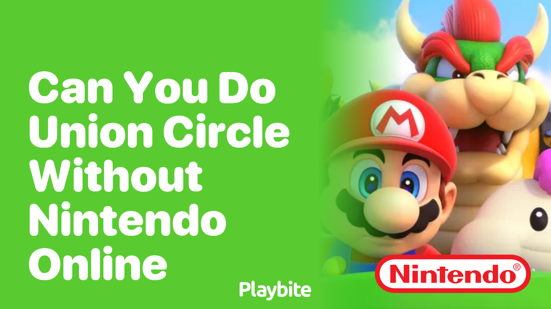 Can You Do Union Circle Without Nintendo Online?