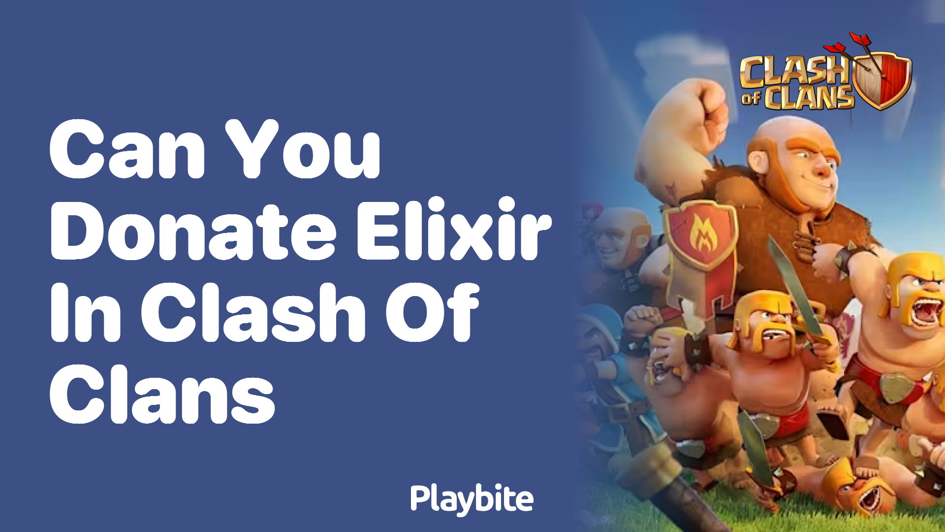 Can You Donate Elixir in Clash of Clans?