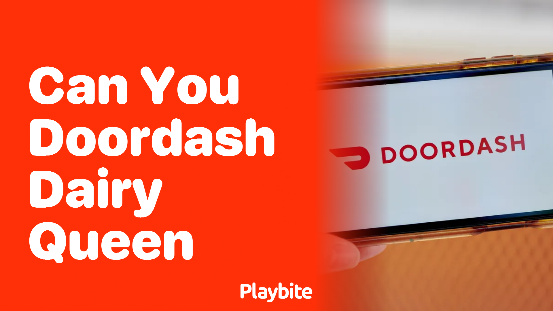 Can You Use DoorDash to Order Dairy Queen?