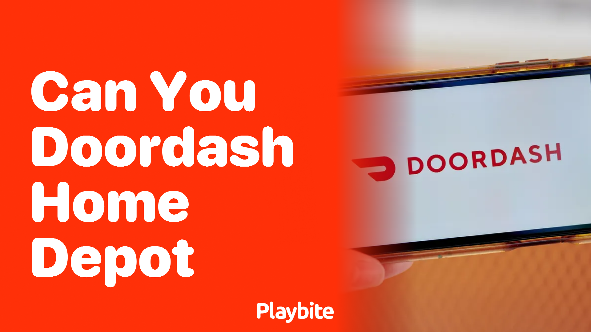 Can You Use DoorDash to Deliver From Home Depot?
