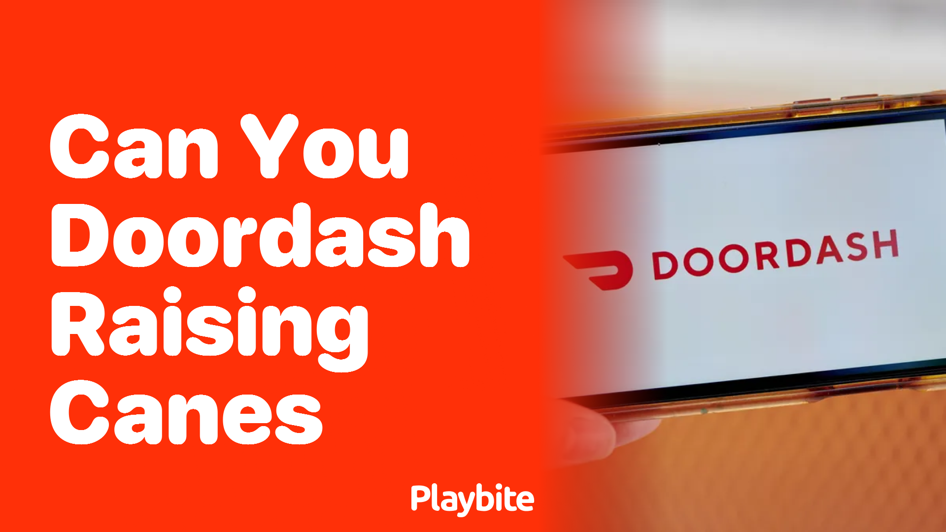 Can You Use DoorDash to Get Raising Cane’s Delivered?