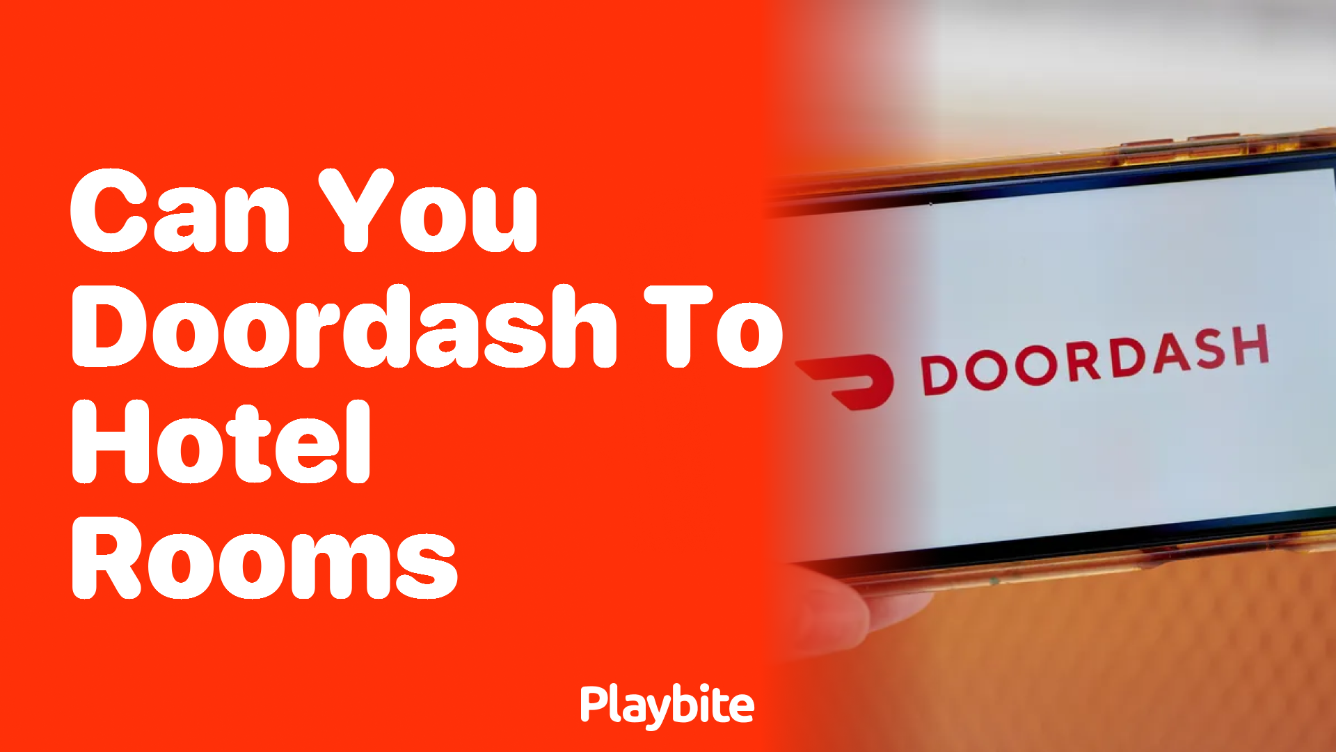 Can You DoorDash to Hotel Rooms?
