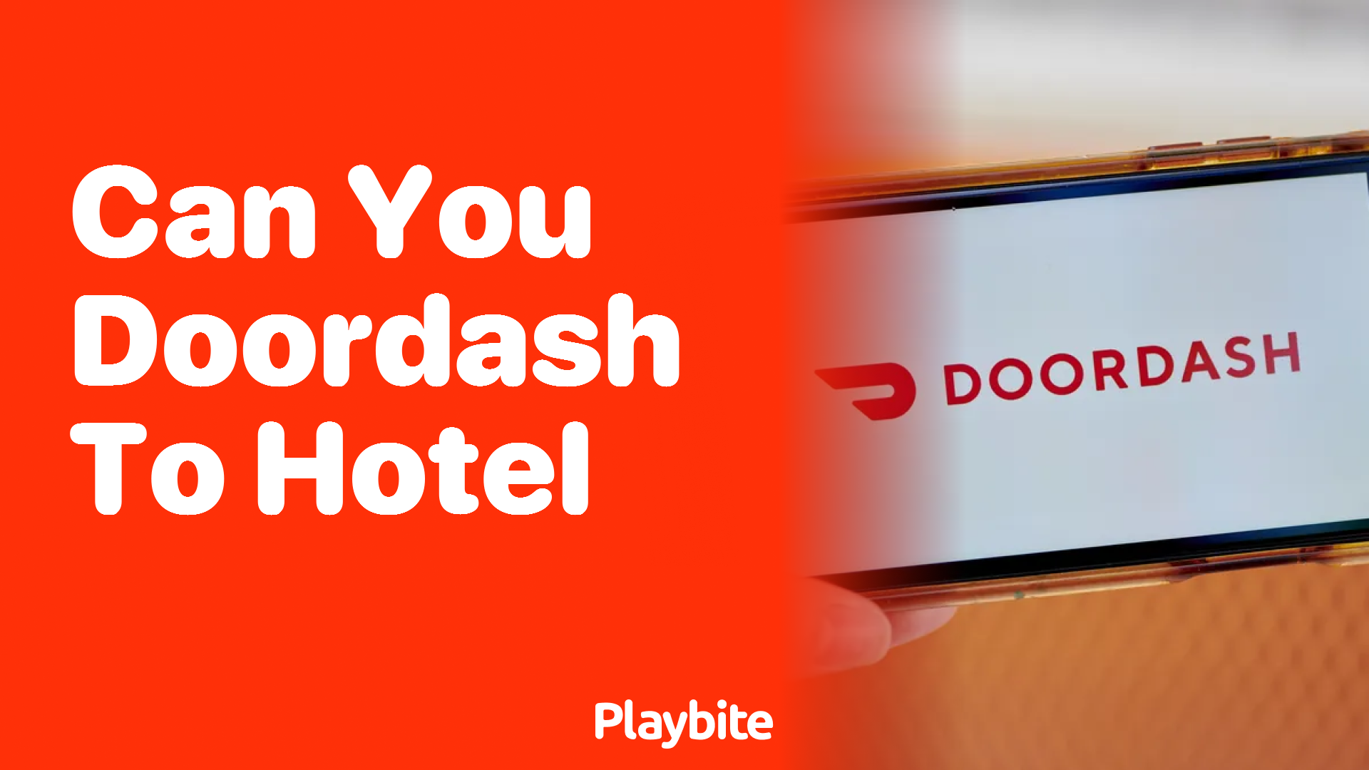 Can You Use DoorDash to Deliver to a Hotel?