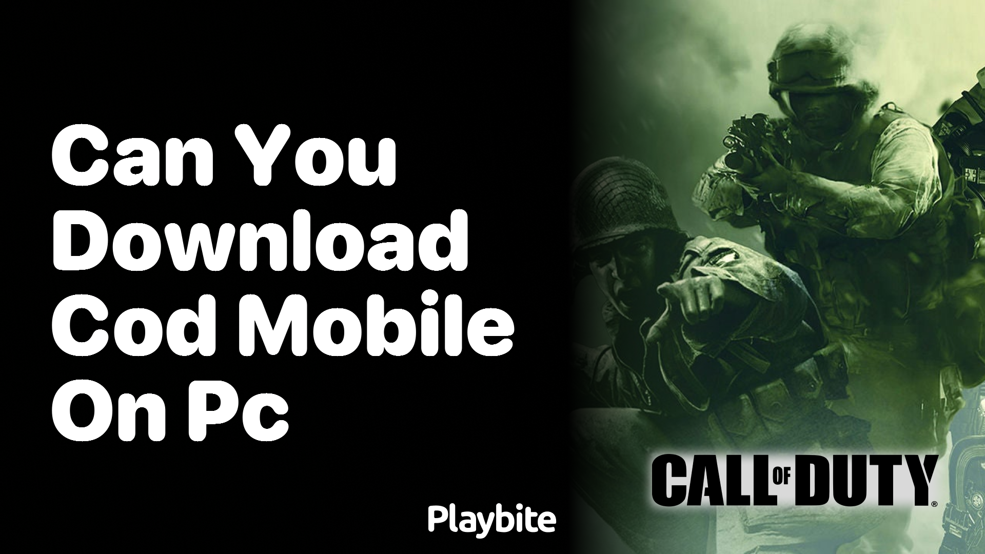 Can You Download COD Mobile on PC?
