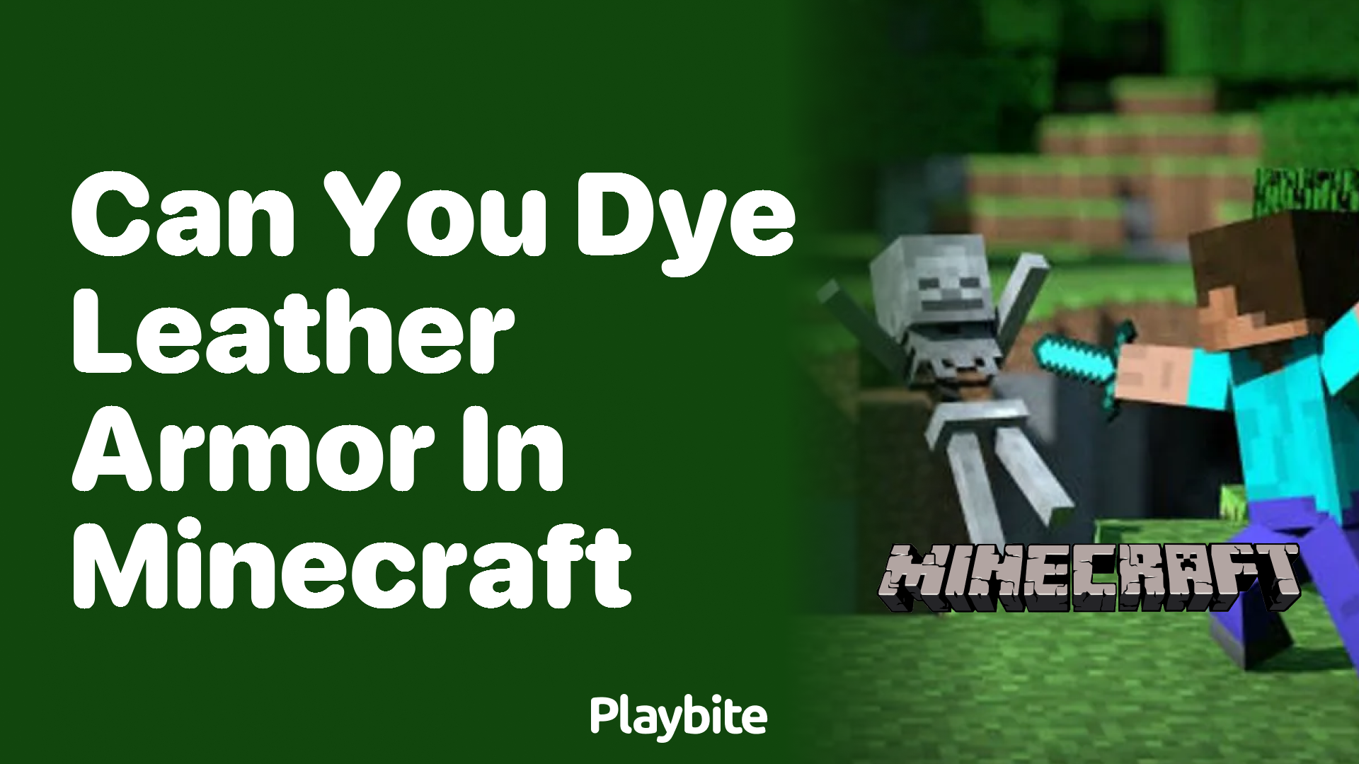 Can You Dye Leather Armor in Minecraft?