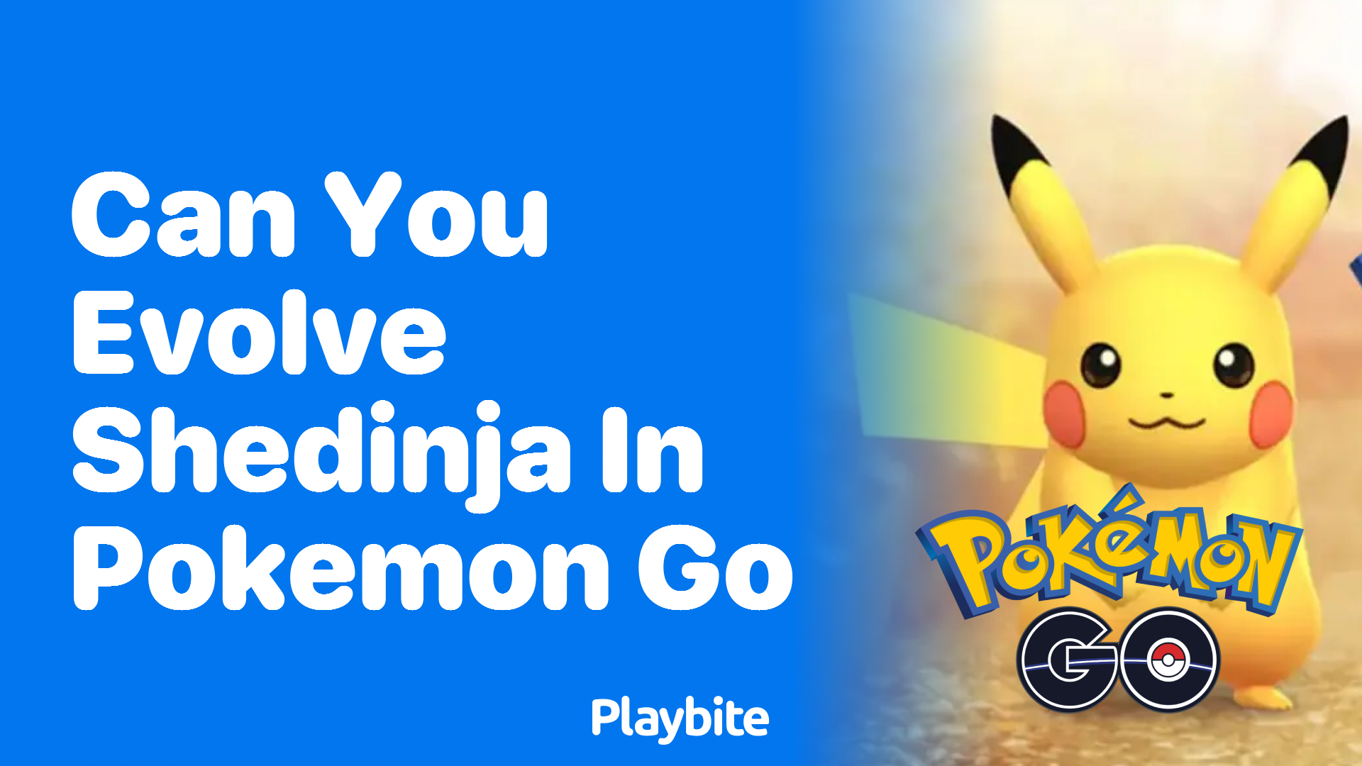 Can You Evolve Shedinja in Pokemon GO?