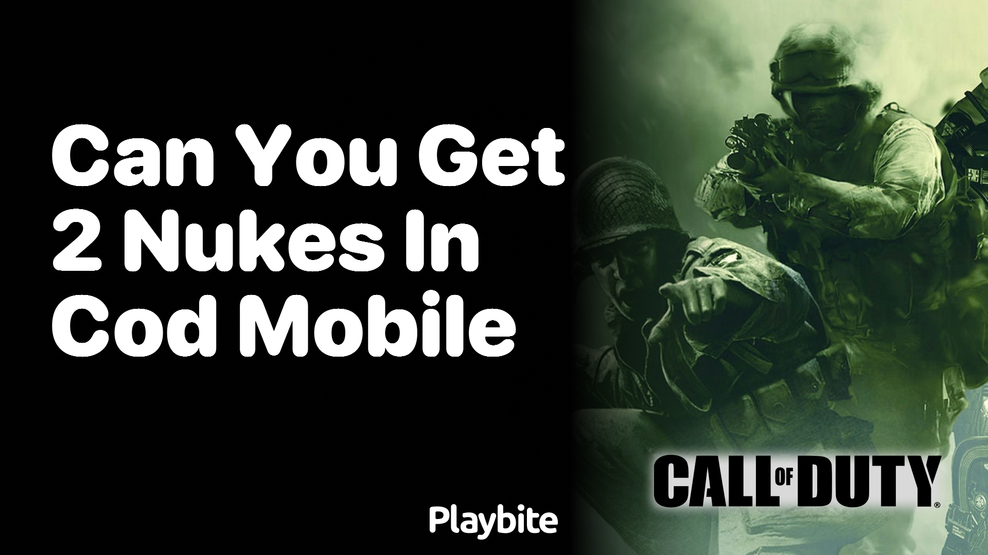 Can You Get 2 Nukes in COD Mobile?