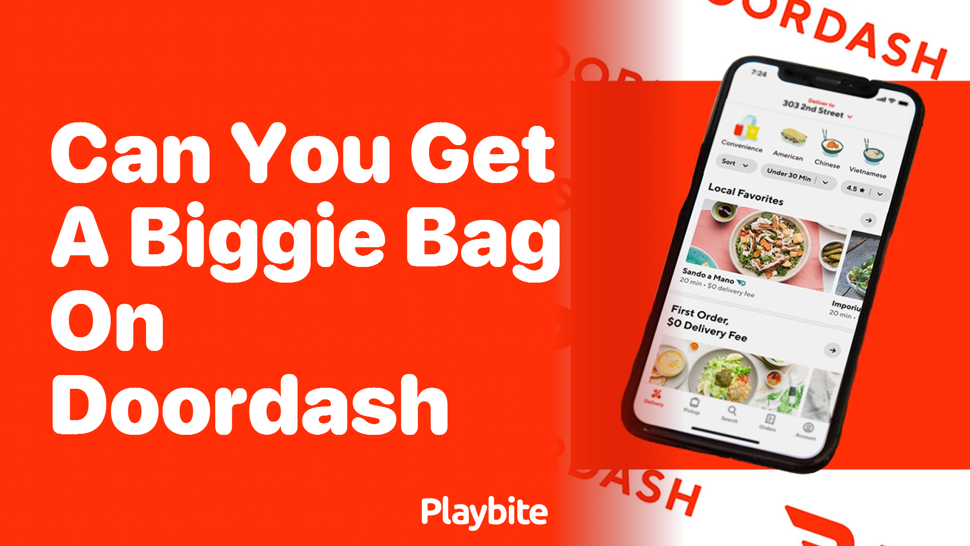 Can You Get a Biggie Bag on DoorDash?